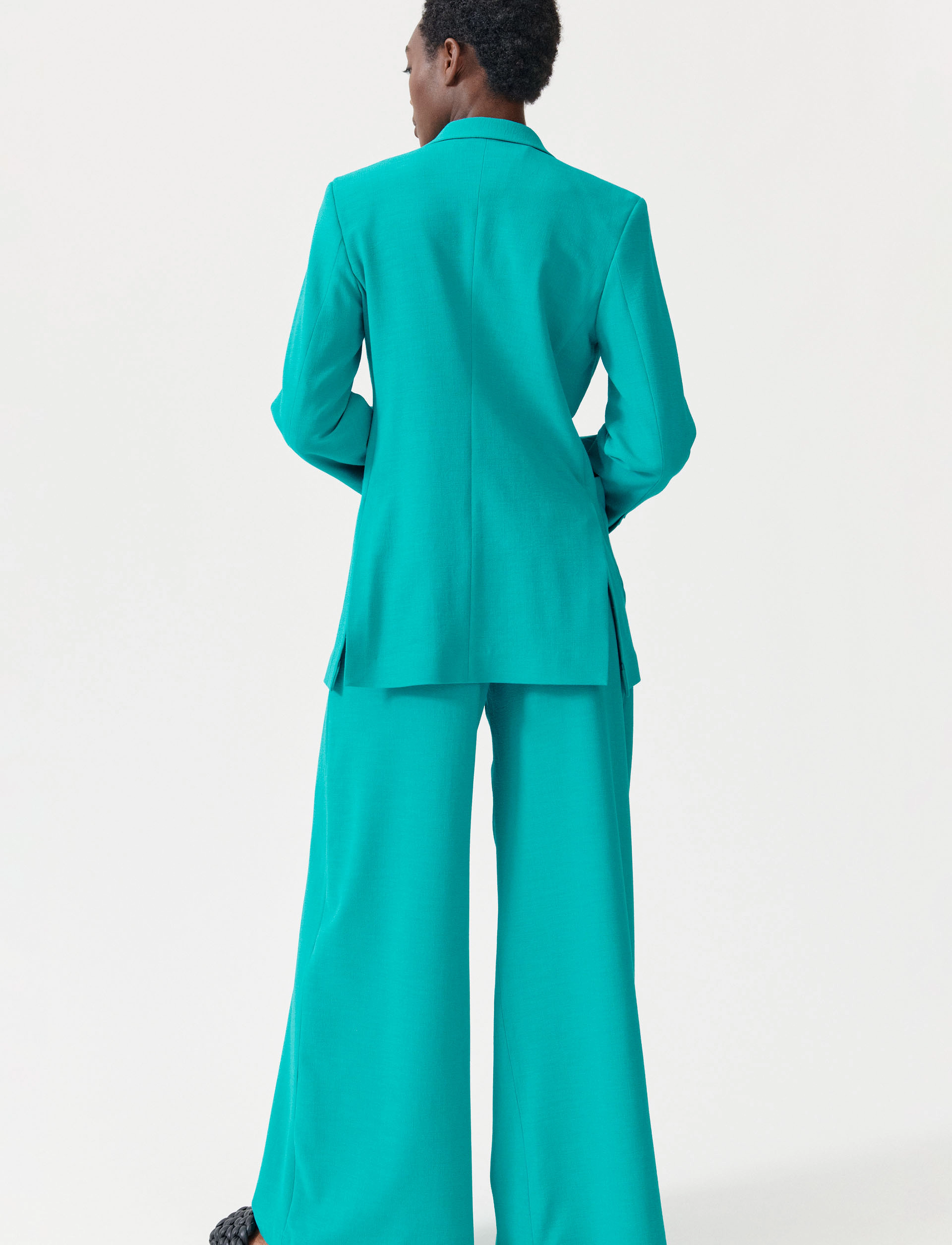 Baum und Pferdgarten - NINO - bukser med brede ben - teal blue - 3