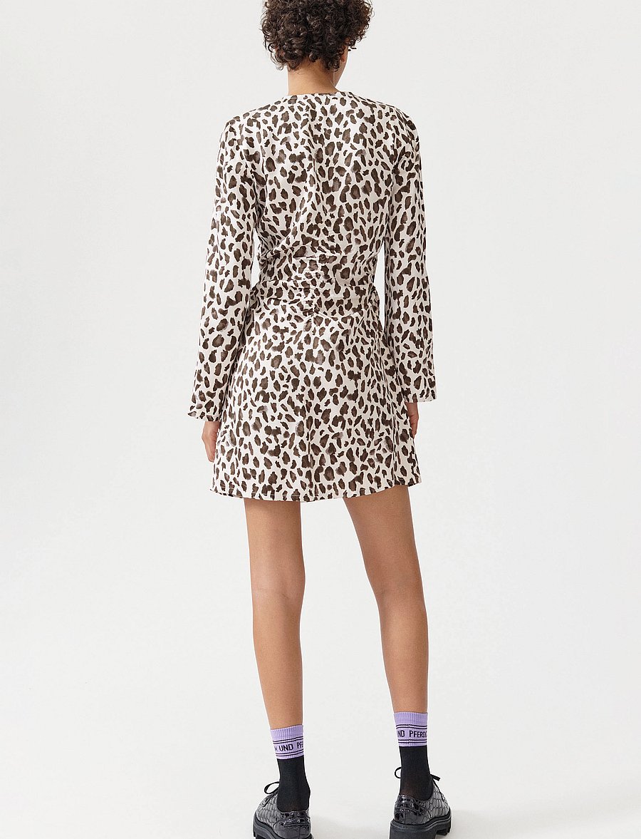 Baum und Pferdgarten - ARAYA - wickelkleider - brown leopard - 3