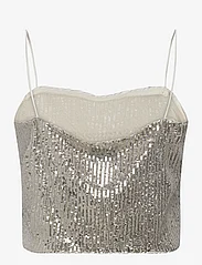 Baum und Pferdgarten - JOVANA - crop tops - silver sequin - 1