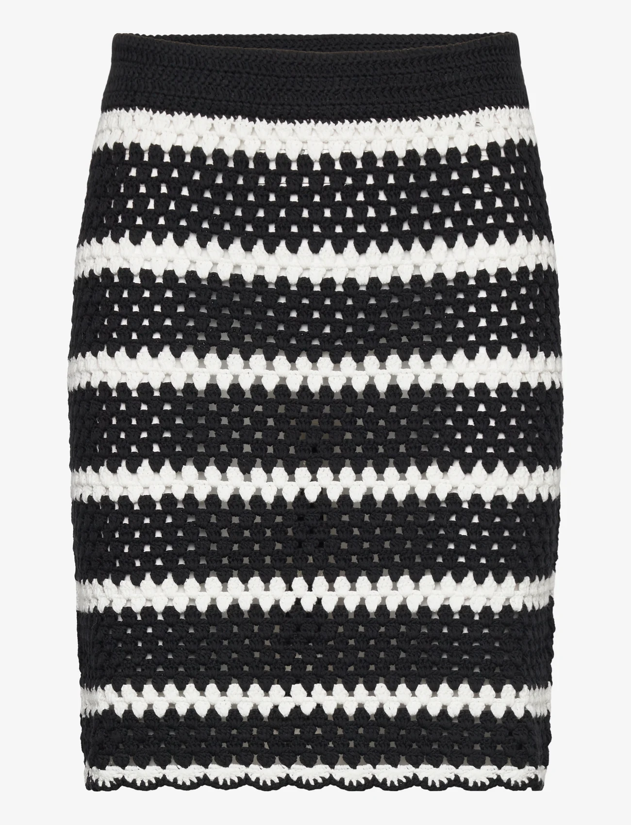 Baum und Pferdgarten - CHEYENNE - knitted skirts - black creme crochet - 0