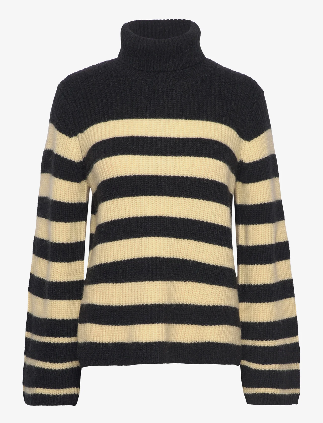 Baum und Pferdgarten - CHIKITA - megztiniai su aukšta apykakle - black yellow breton - 0