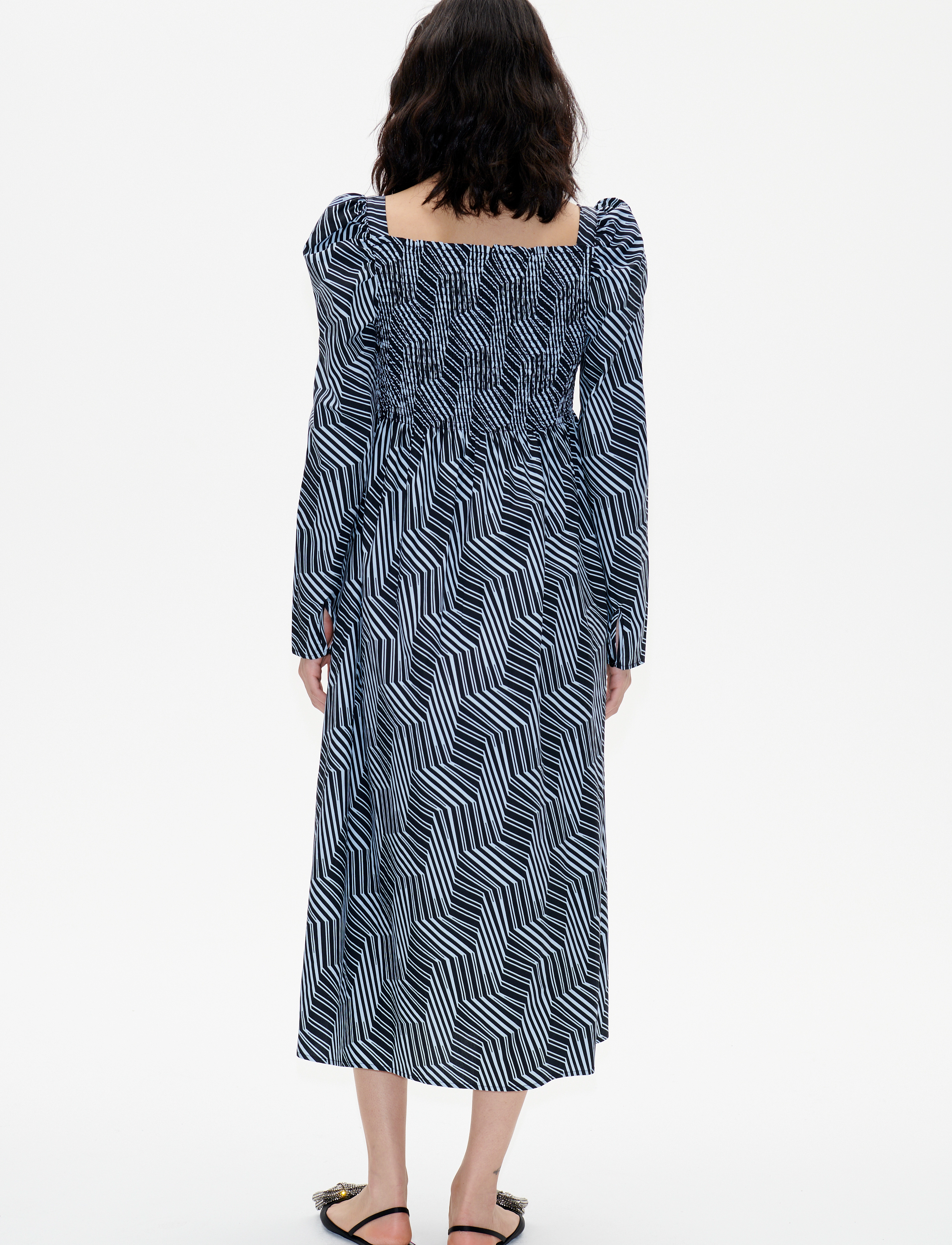 Baum und Pferdgarten - AMAYRA - midi kjoler - blue zebra - 3