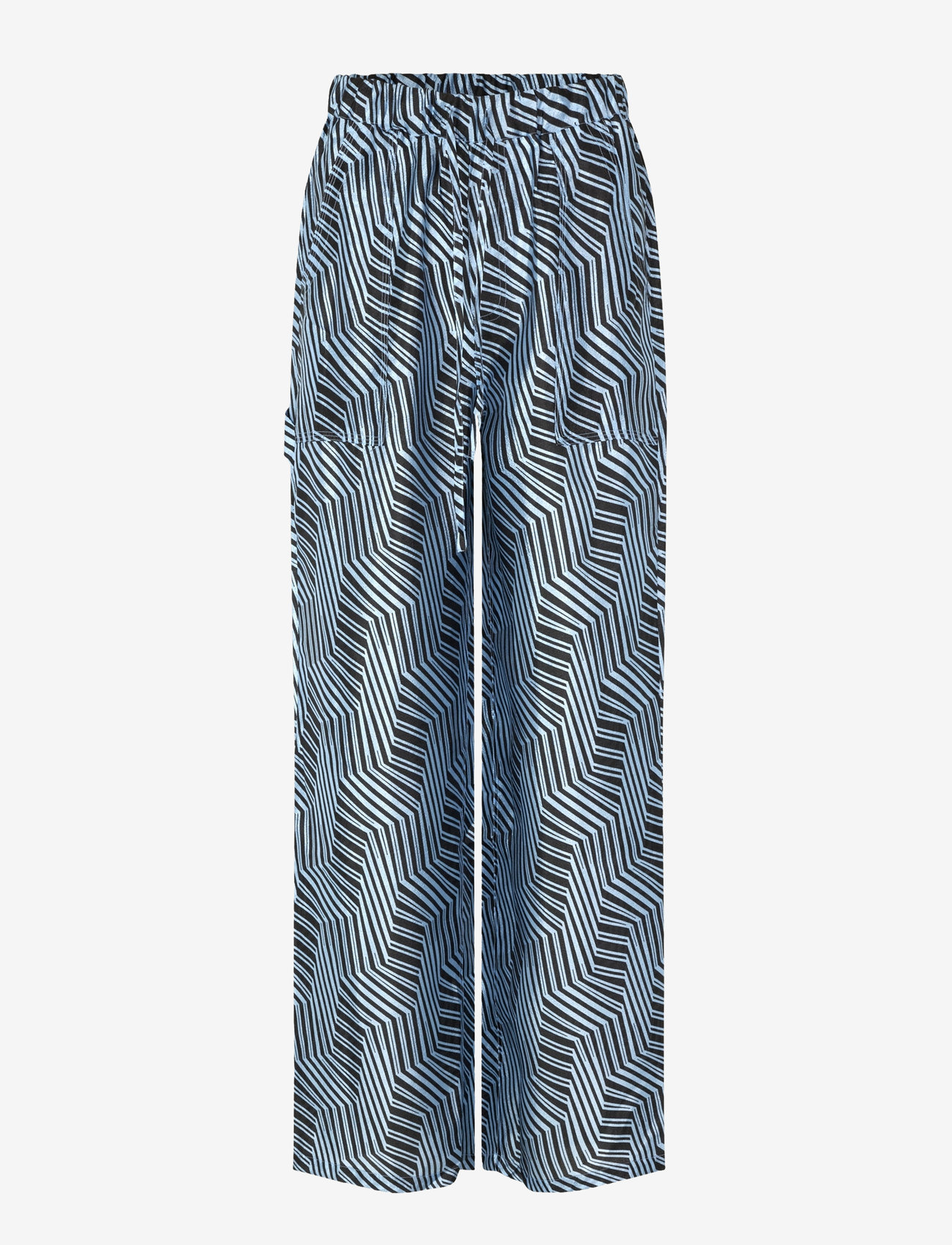 Baum und Pferdgarten - NEDDIE - hosen mit weitem bein - blue zebra - 0