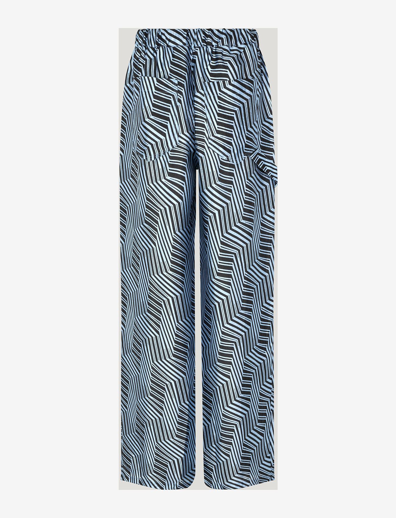 Baum und Pferdgarten - NEDDIE - hosen mit weitem bein - blue zebra - 1