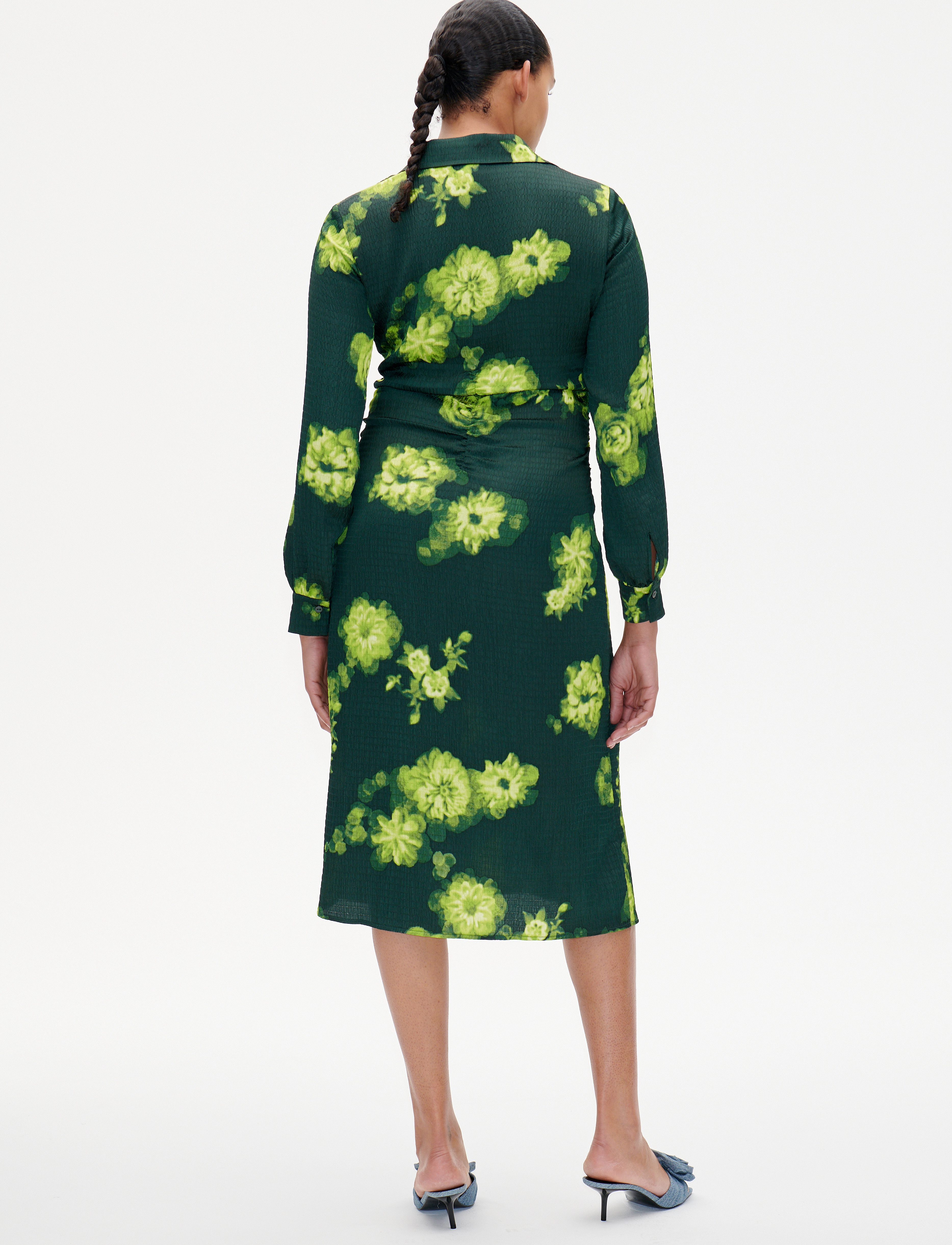 Baum und Pferdgarten - ABIRA - midi-kleider - green margot flower - 3