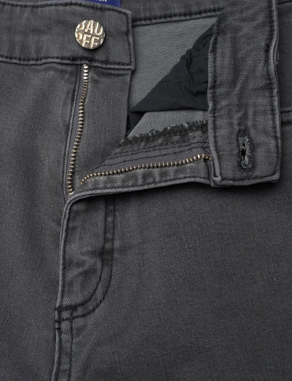 Baum und Pferdgarten - NICETTE - laia säärega teksad - grey denim - 5