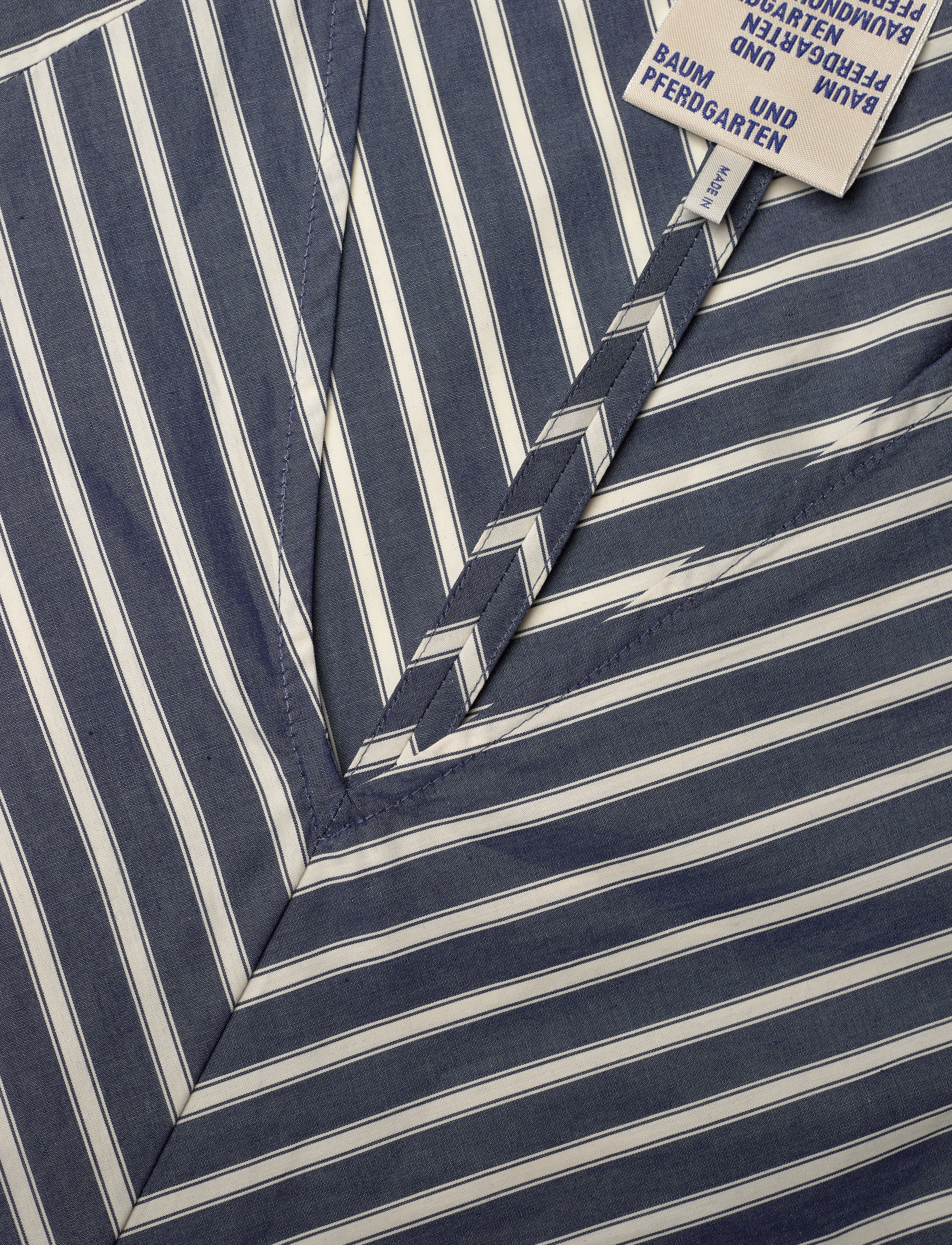 Baum und Pferdgarten - ABA - midiklänningar - blue cph stripe - 4