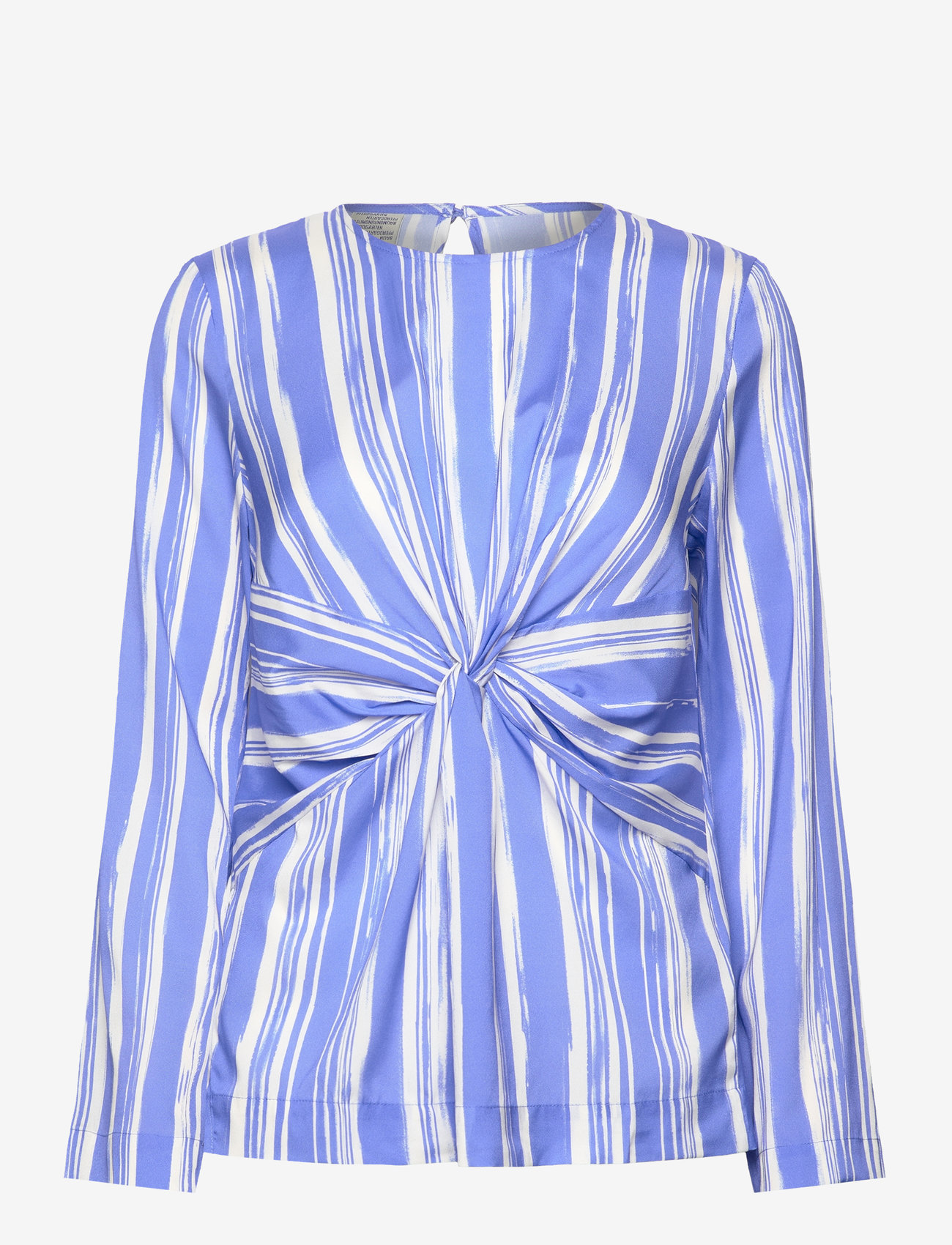 Baum und Pferdgarten - MALU - langärmlige blusen - blue painted stripe - 0