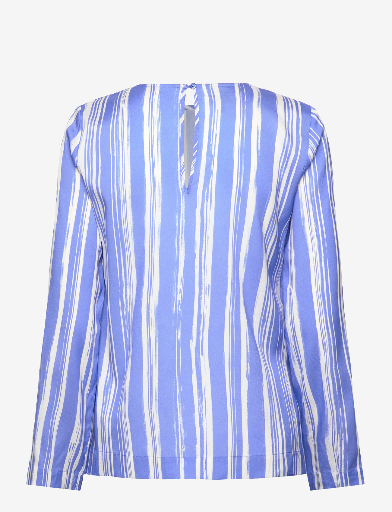 Baum und Pferdgarten - MALU - langärmlige blusen - blue painted stripe - 1