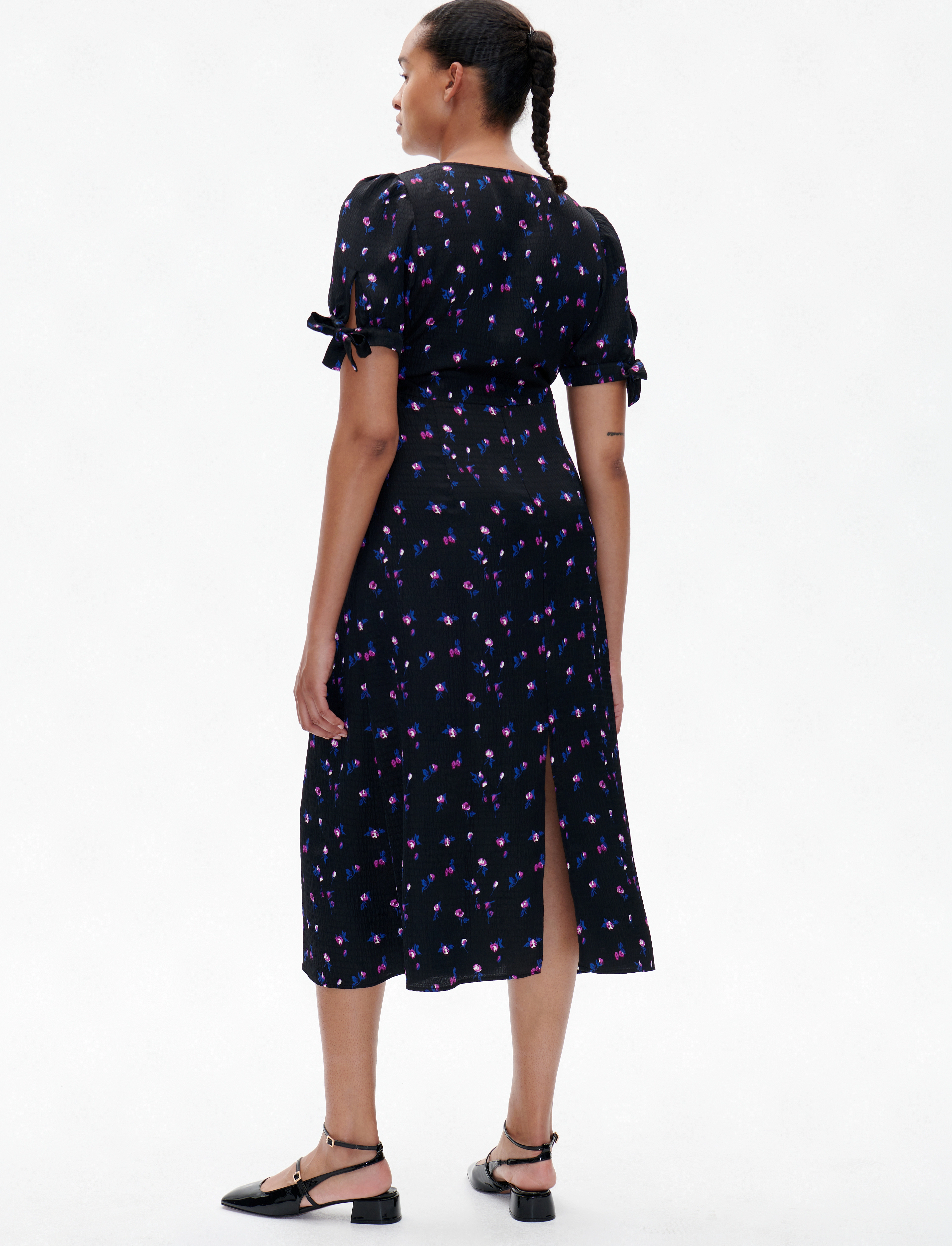 Baum und Pferdgarten - ASURA - midi dresses - black mini rose - 3