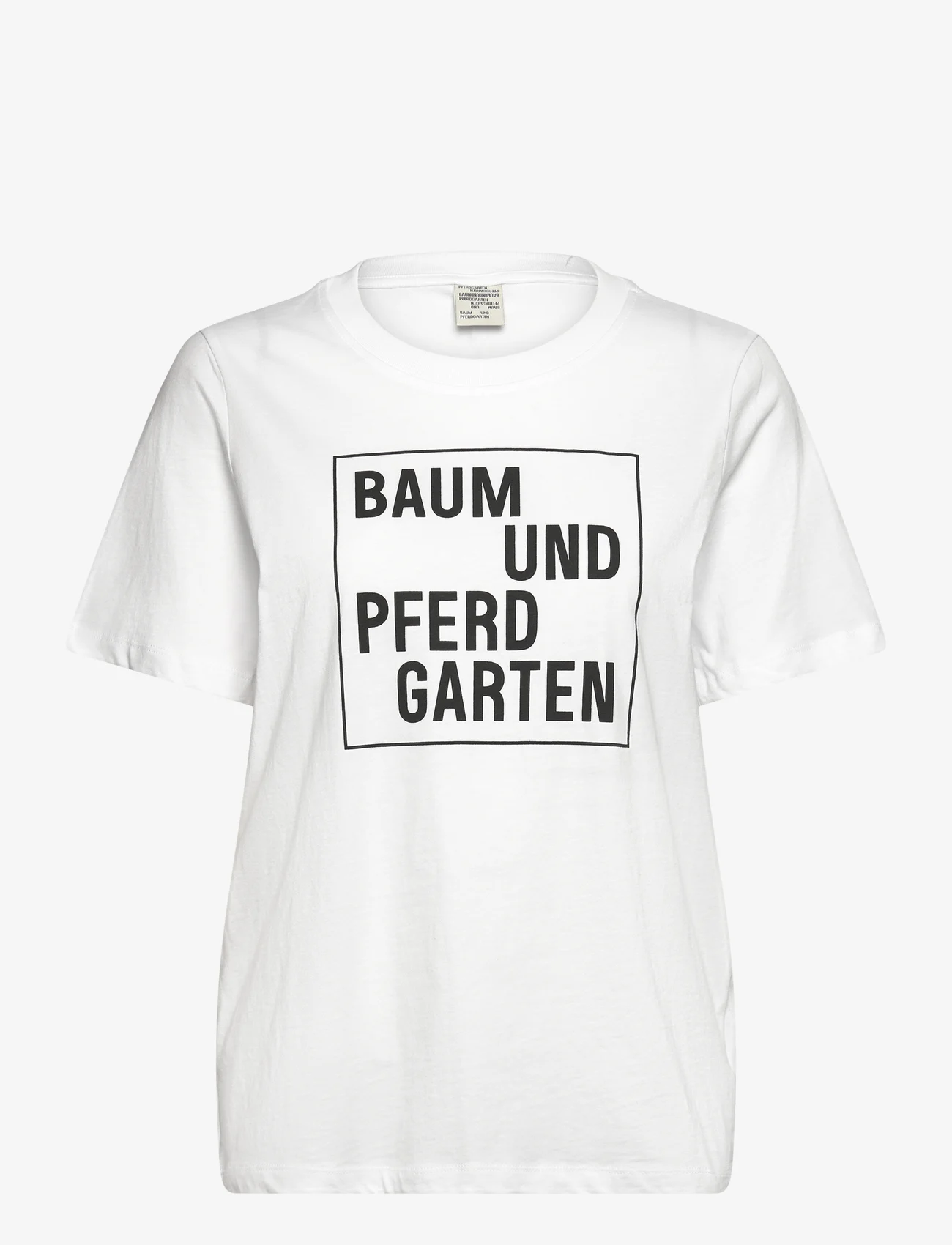 Baum und Pferdgarten - JAWO - t-shirts - bright white black logo - 1