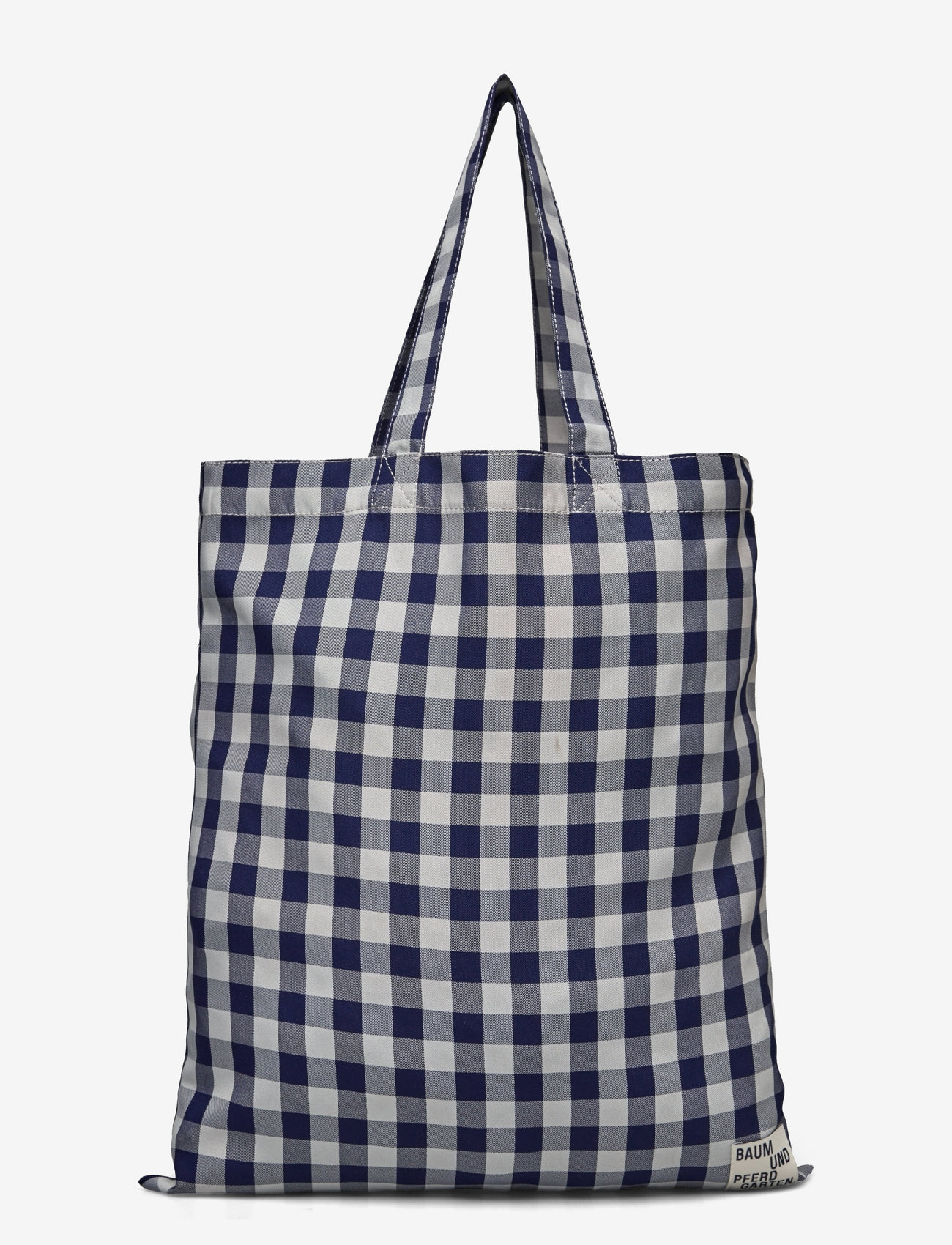 Baum und Pferdgarten - KELA - tote bags - blue copenhagen check - 1