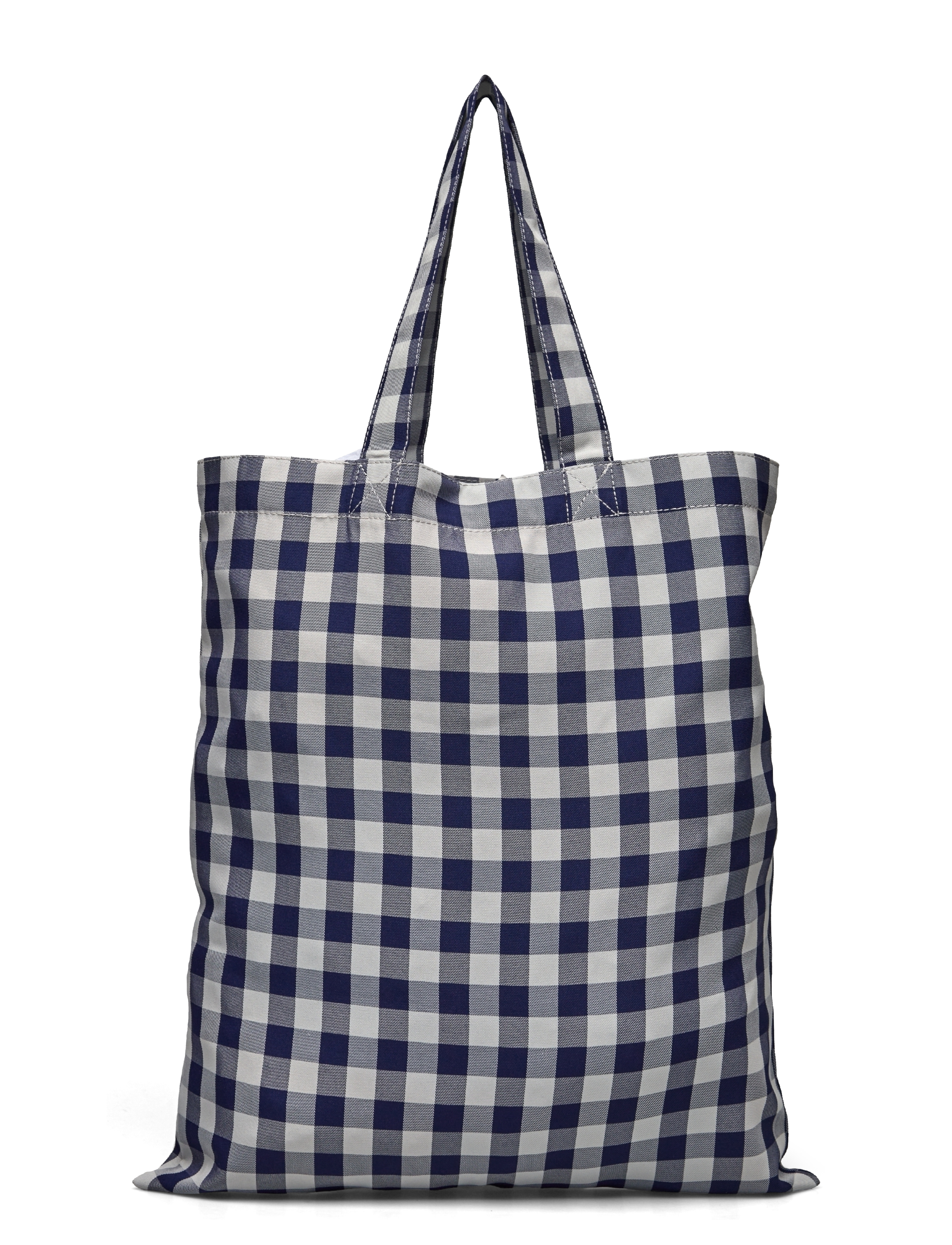 Baum und Pferdgarten - KELA - tote bags - blue copenhagen check - 2