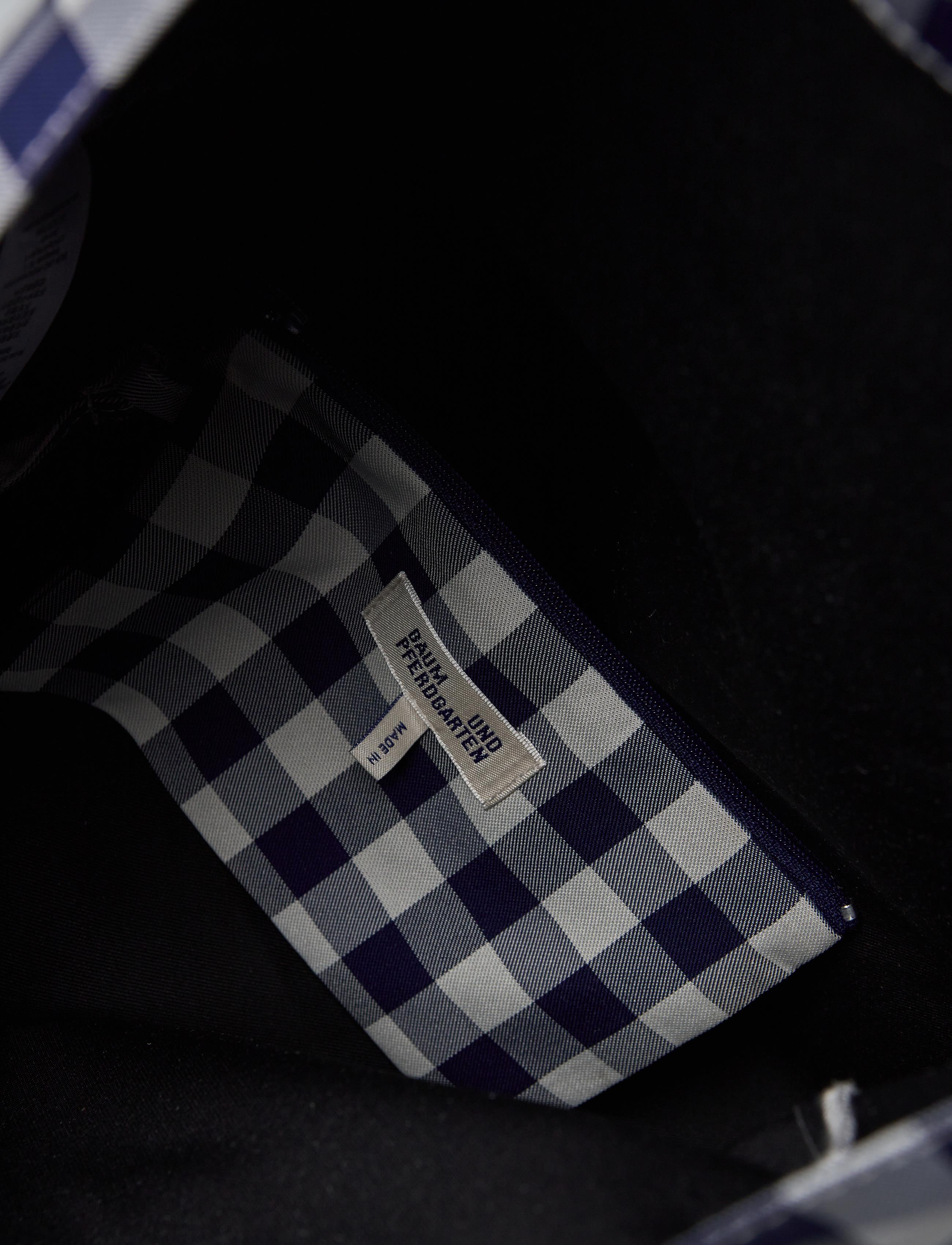 Baum und Pferdgarten - KELA - tote bags - blue copenhagen check - 4