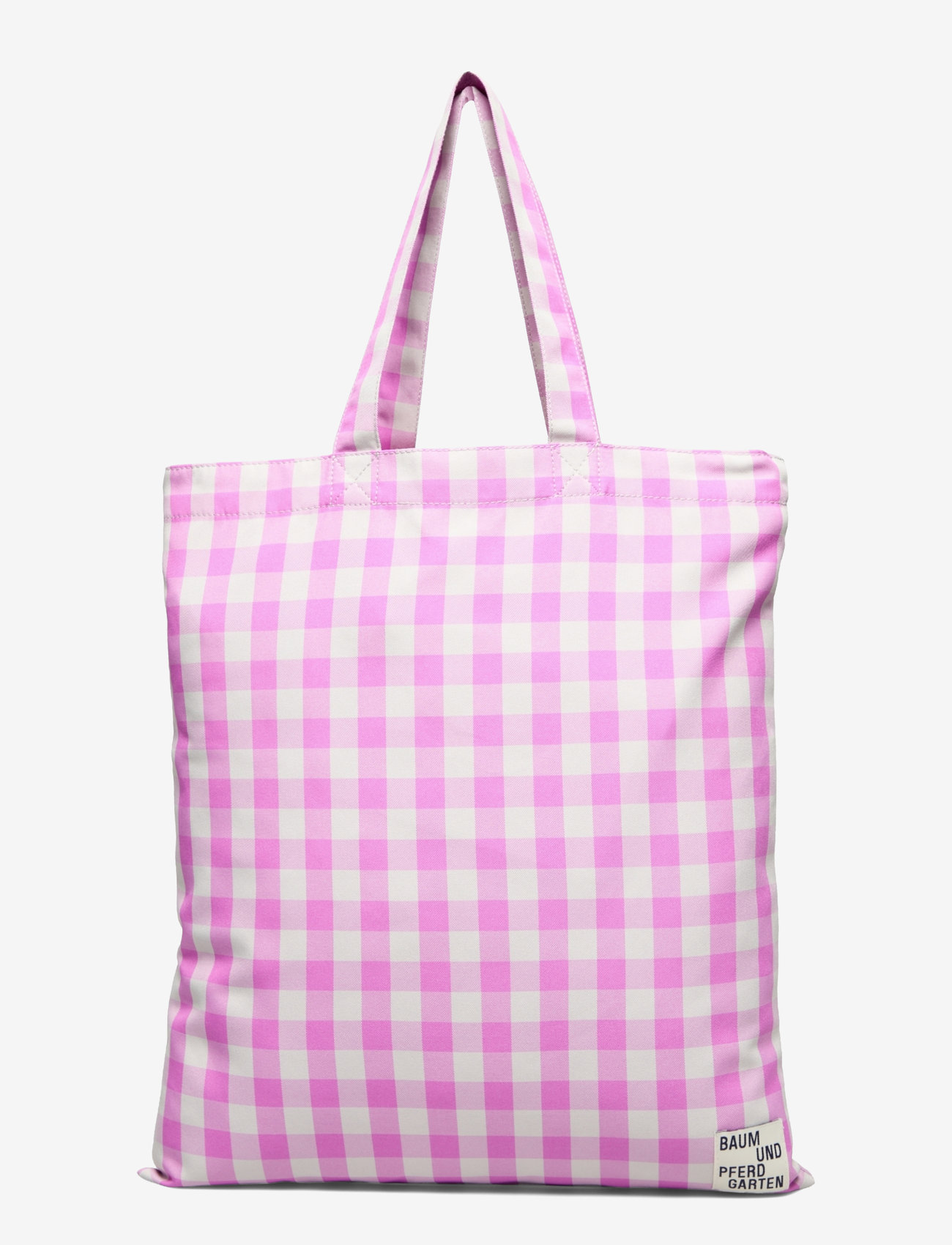 Baum und Pferdgarten - KELA - tote bags - pink copenhagen check - 0