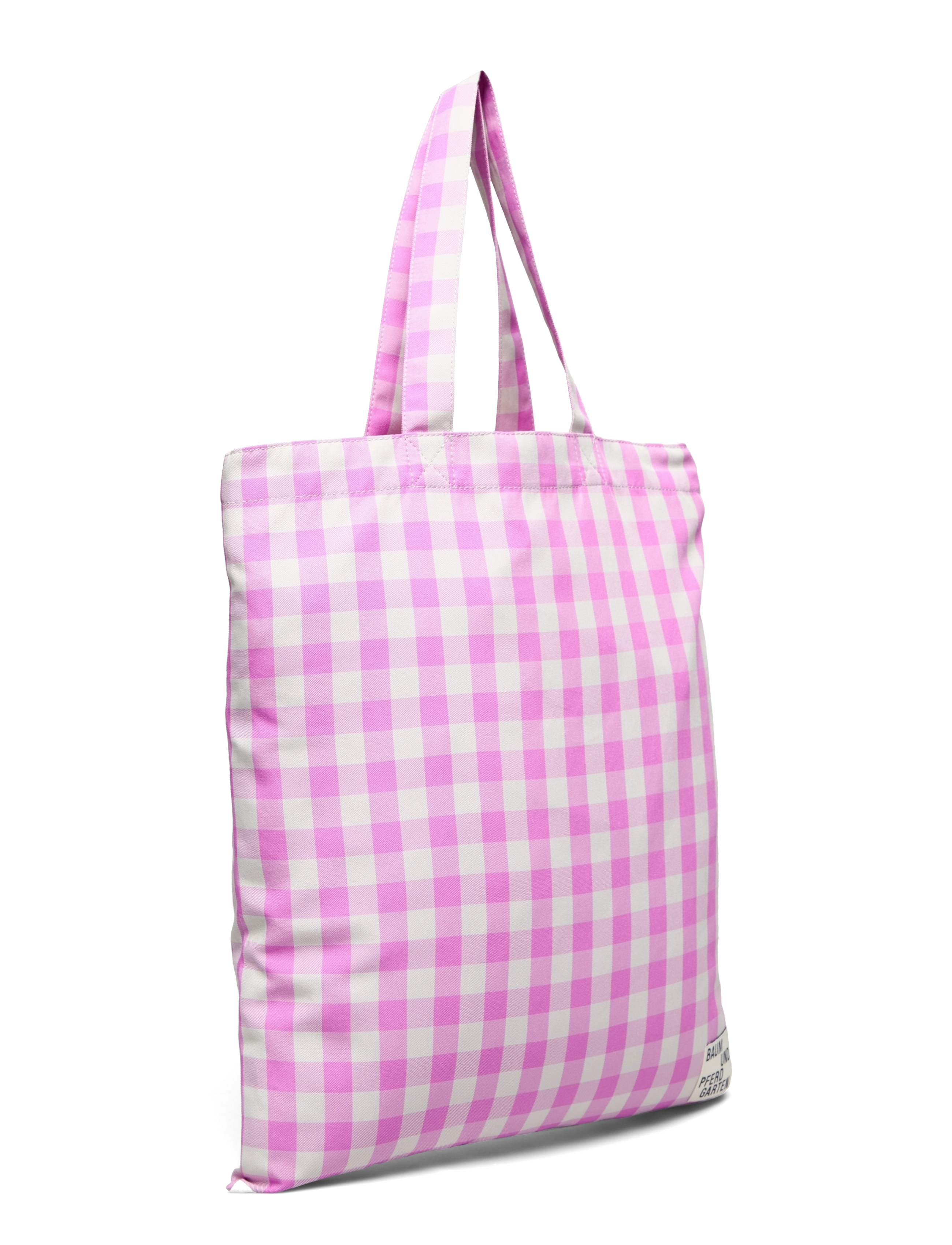 Baum und Pferdgarten - KELA - tote bags - pink copenhagen check - 2