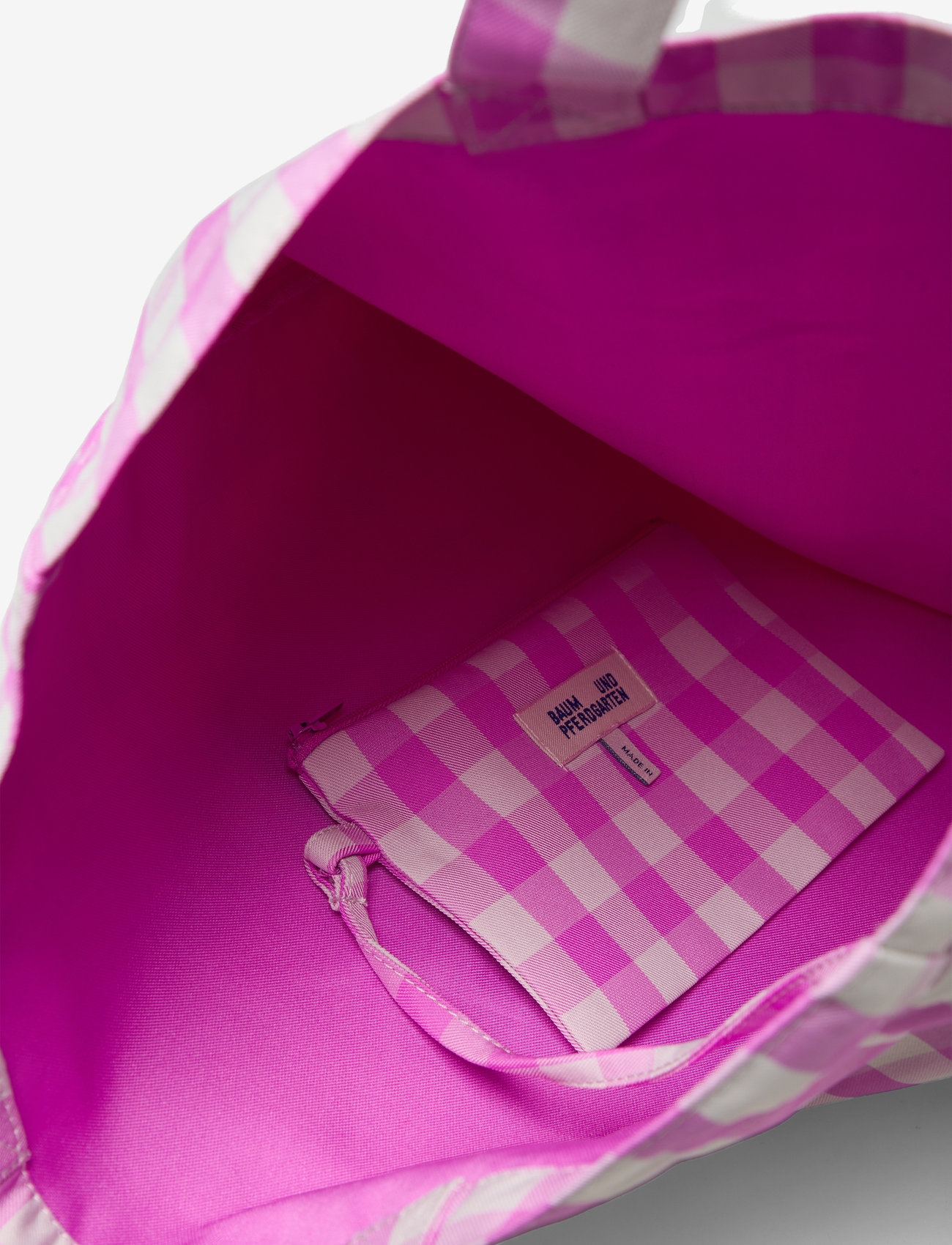 Baum und Pferdgarten - KELA - tote bags - pink copenhagen check - 3