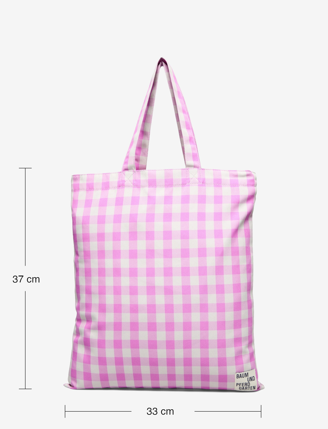 Baum und Pferdgarten - KELA - tote bags - pink copenhagen check - 4