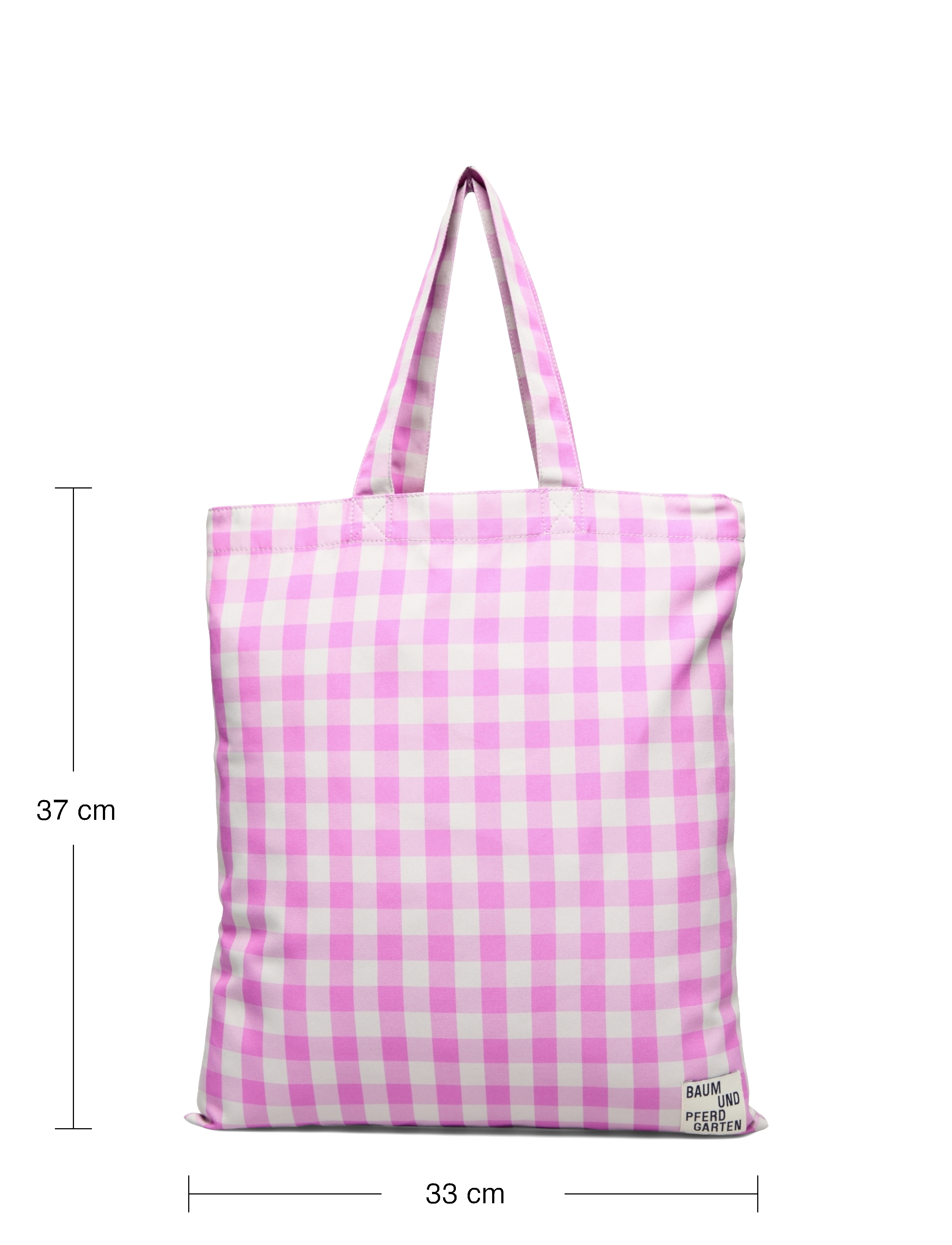 Baum und Pferdgarten - KELA - tote bags - pink copenhagen check - 4