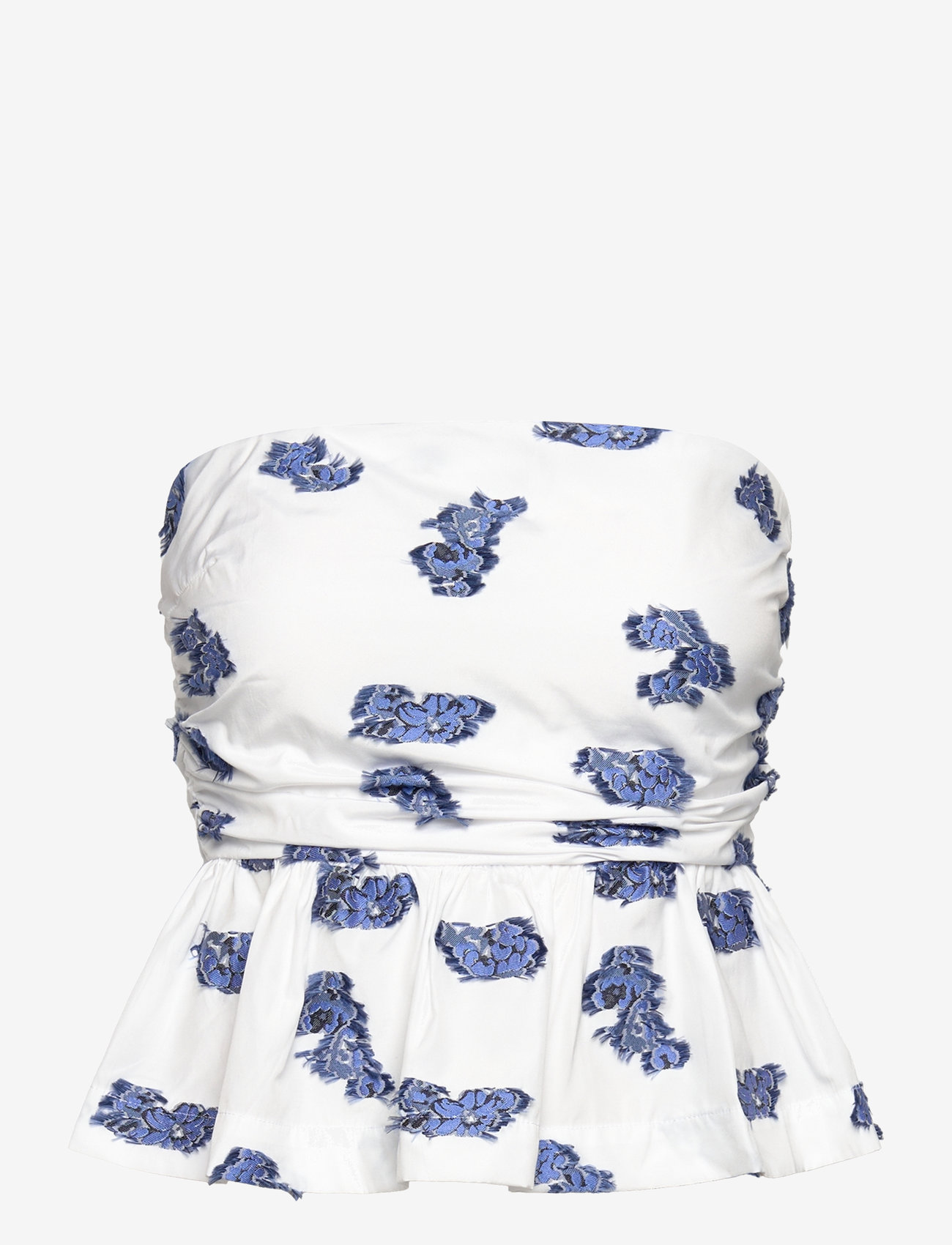 Baum und Pferdgarten - MARIE - Ærmeløse bluser - blue bouquet jacquard - 1