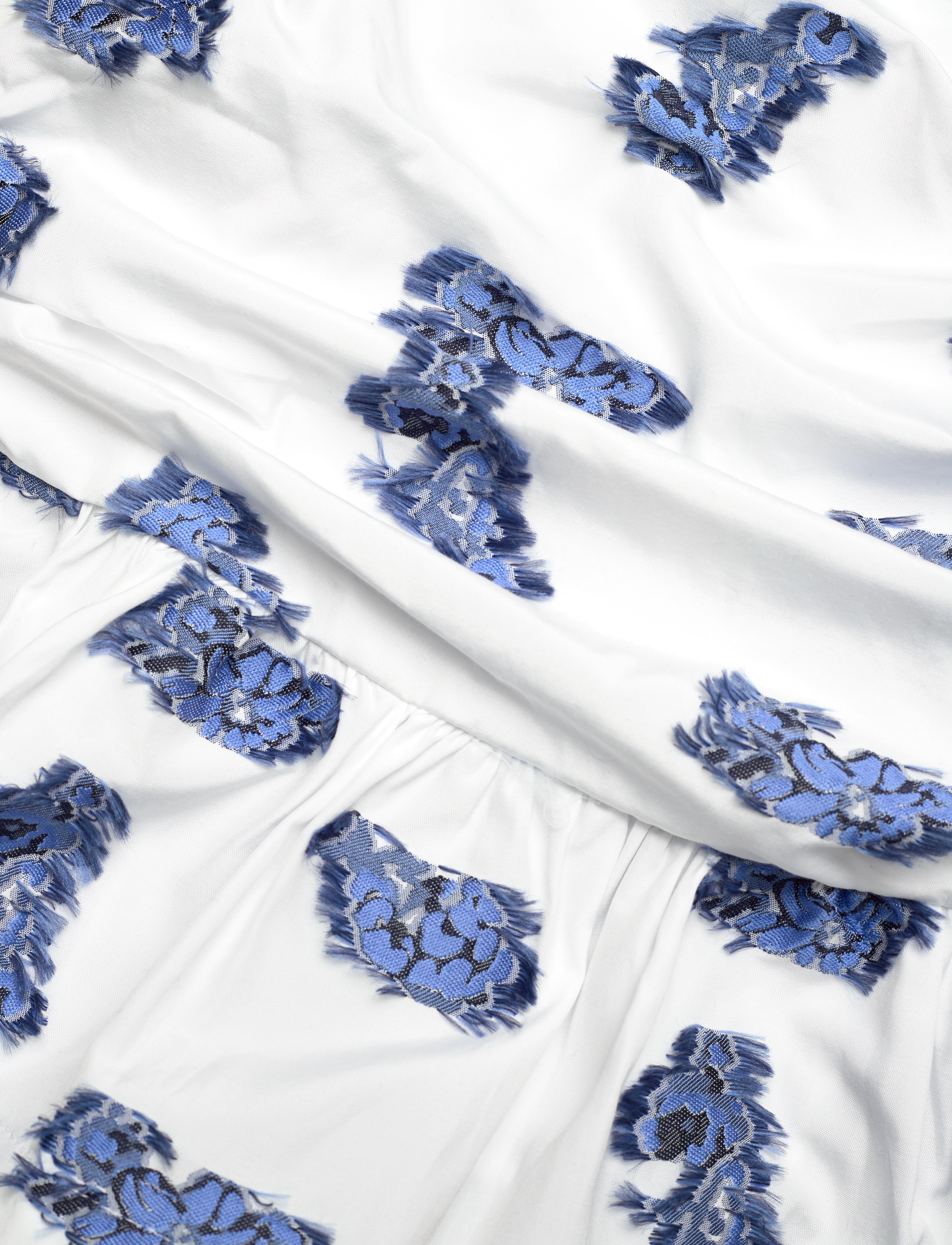 Baum und Pferdgarten - MARIE - Ärmellose blusen - blue bouquet jacquard - 5