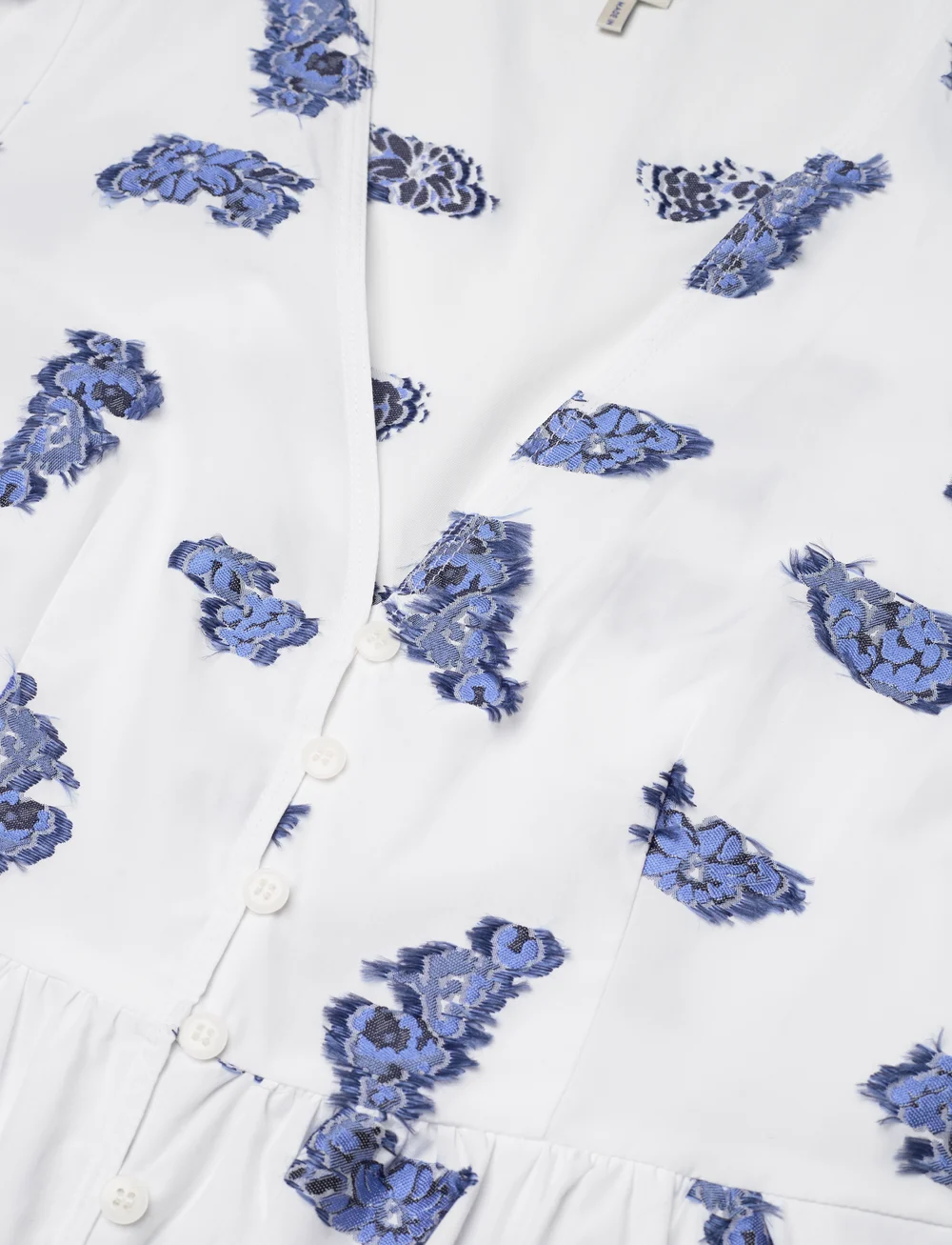 Baum und Pferdgarten - ASINA - sommerkleider - blue bouquet jacquard - 5