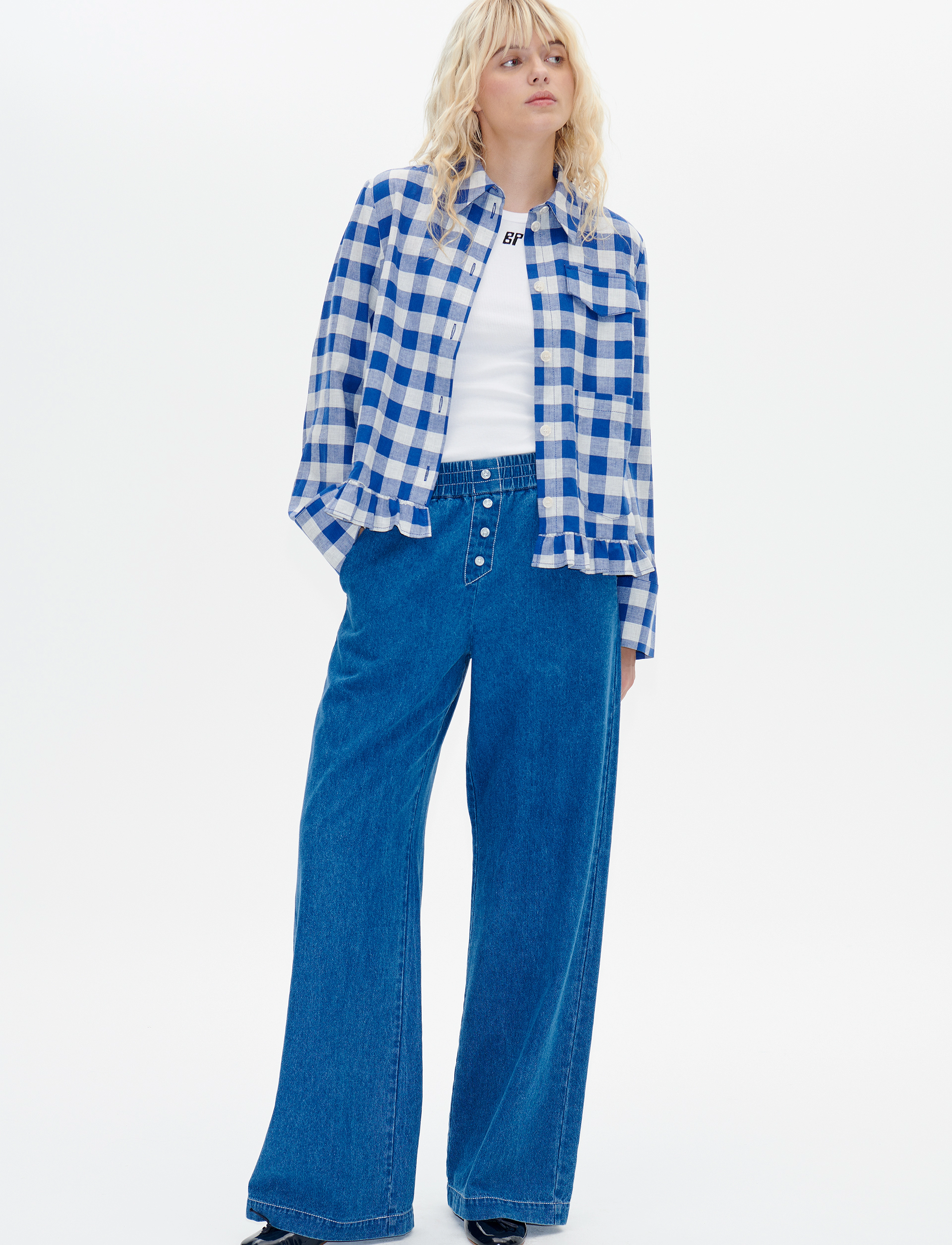 Baum und Pferdgarten - MILUNA - blue sailor check - 3