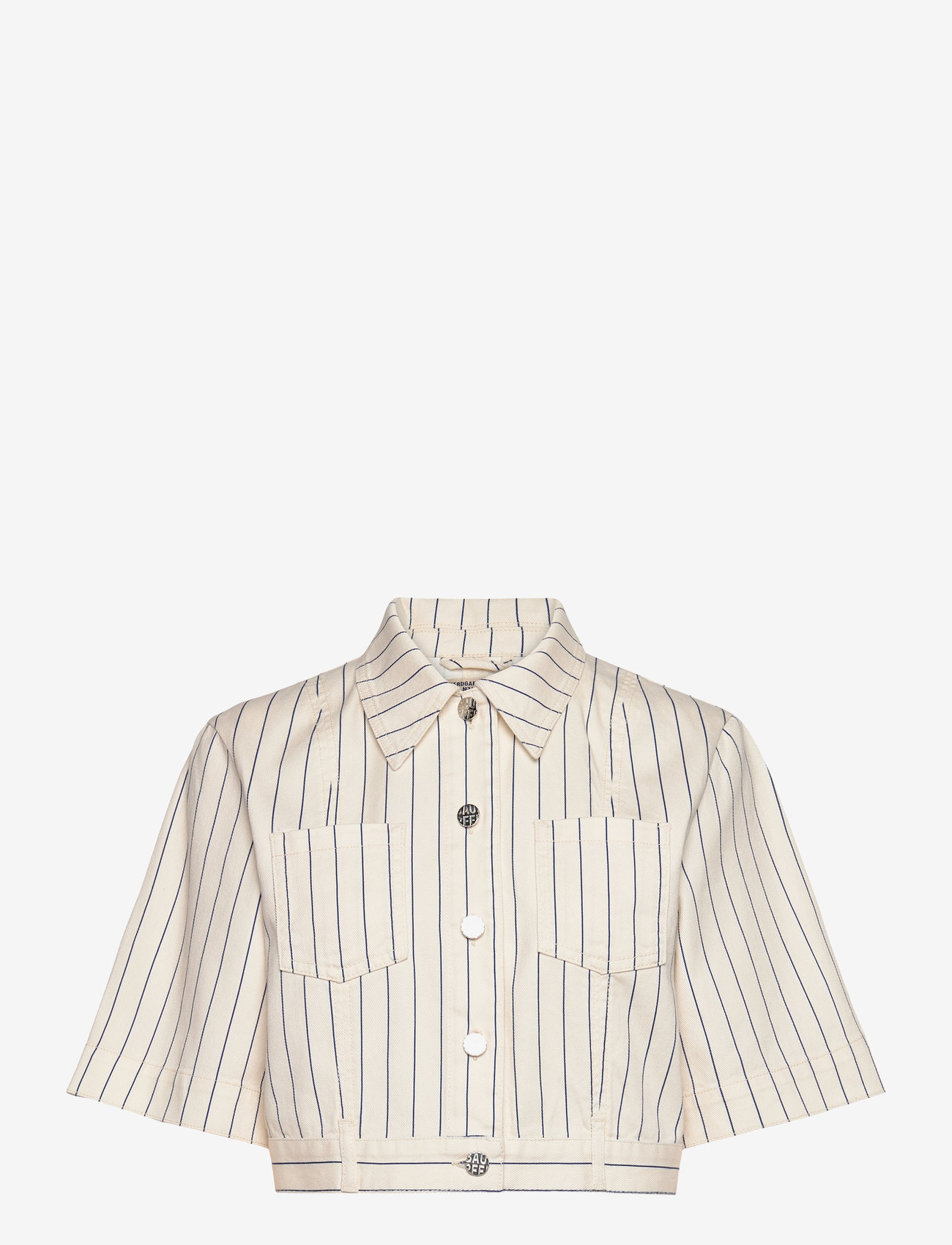 Baum und Pferdgarten - MAJSA - jeansjacken - white sand pinstripe - 1