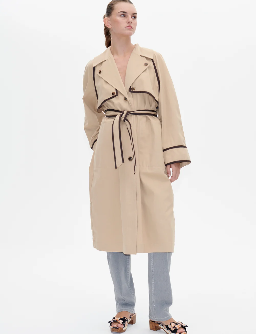 Baum und Pferdgarten - DEONA - trenchcoats - travertine - 2