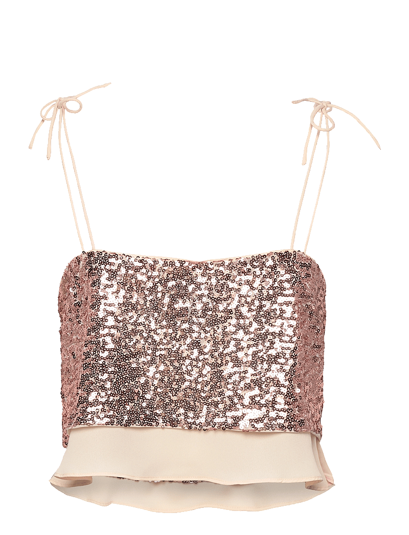 Baum und Pferdgarten - JOVANA - Ärmellose blusen - cafe creme sequins - 1