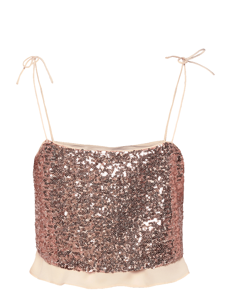 Baum und Pferdgarten - JOVANA - Ärmellose blusen - cafe creme sequins - 2