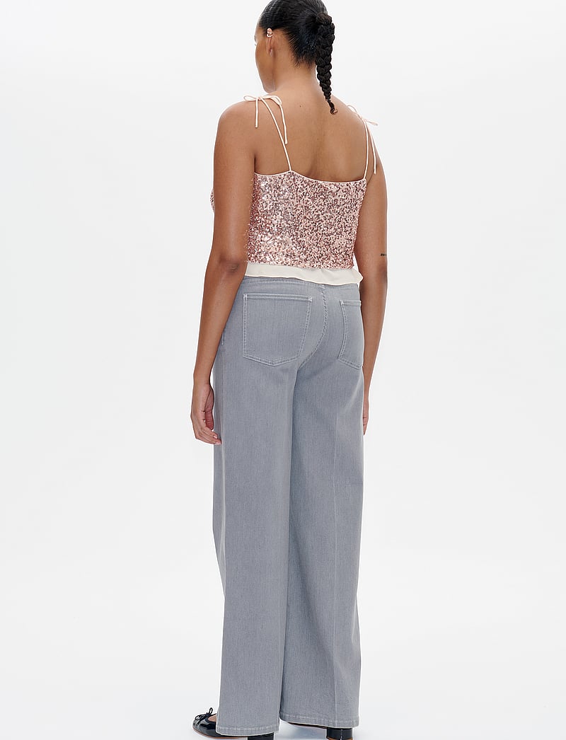 Baum und Pferdgarten - JOVANA - Ärmellose blusen - cafe creme sequins - 4