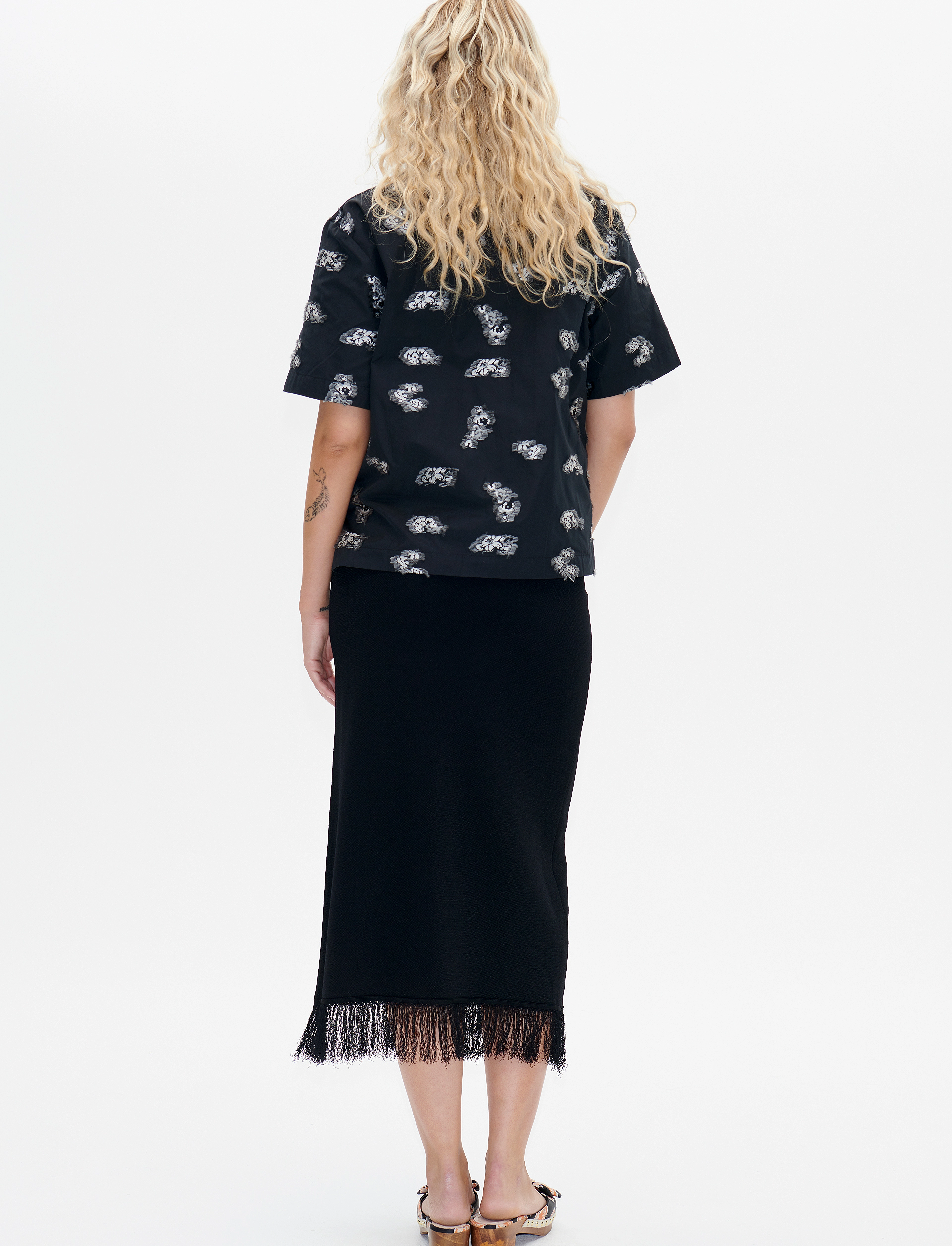 Baum und Pferdgarten - CALLIS - bleistiftröcke - black - 4