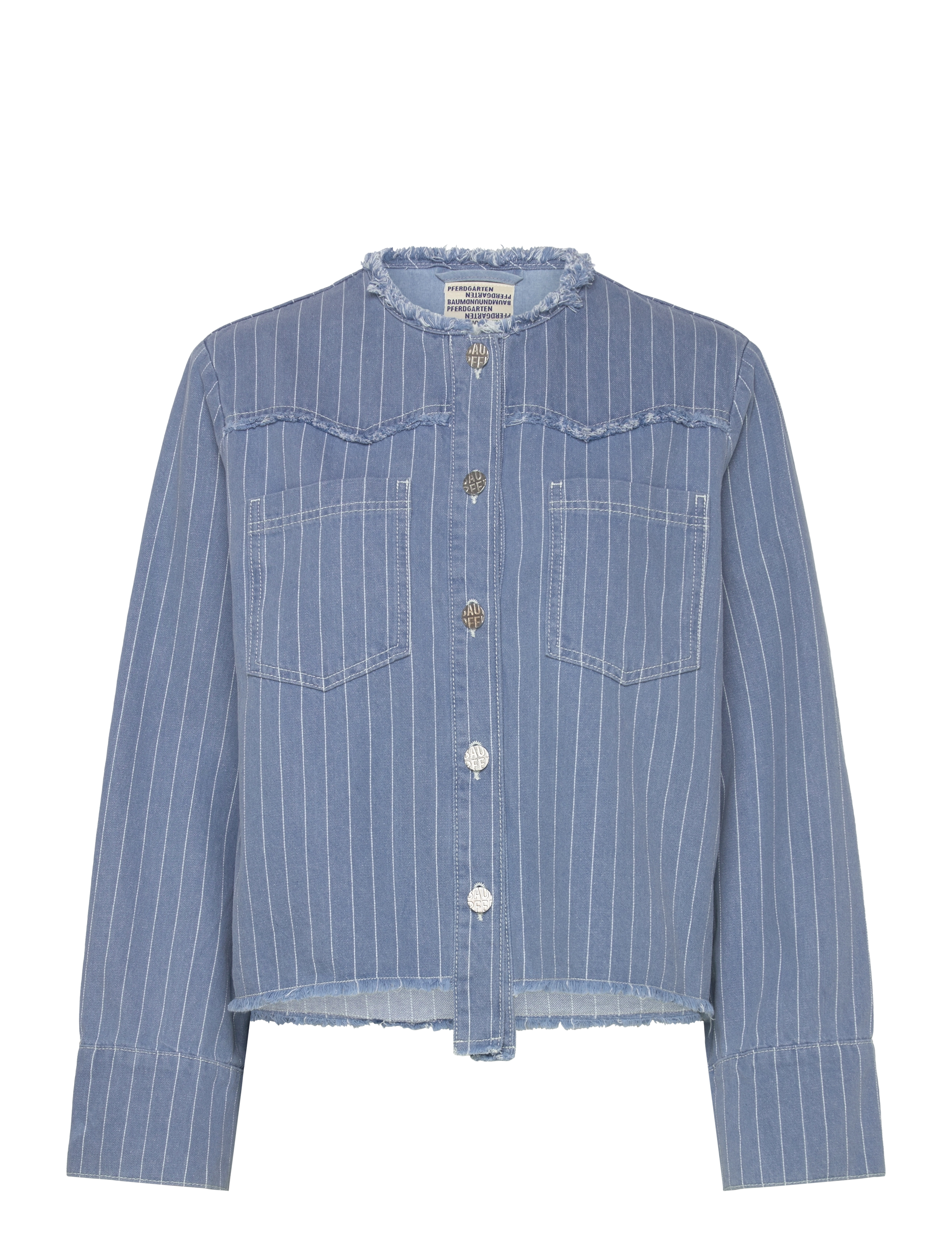 Baum und Pferdgarten BO - Kleding - BLUE PINSTRIPE DENIM / blue