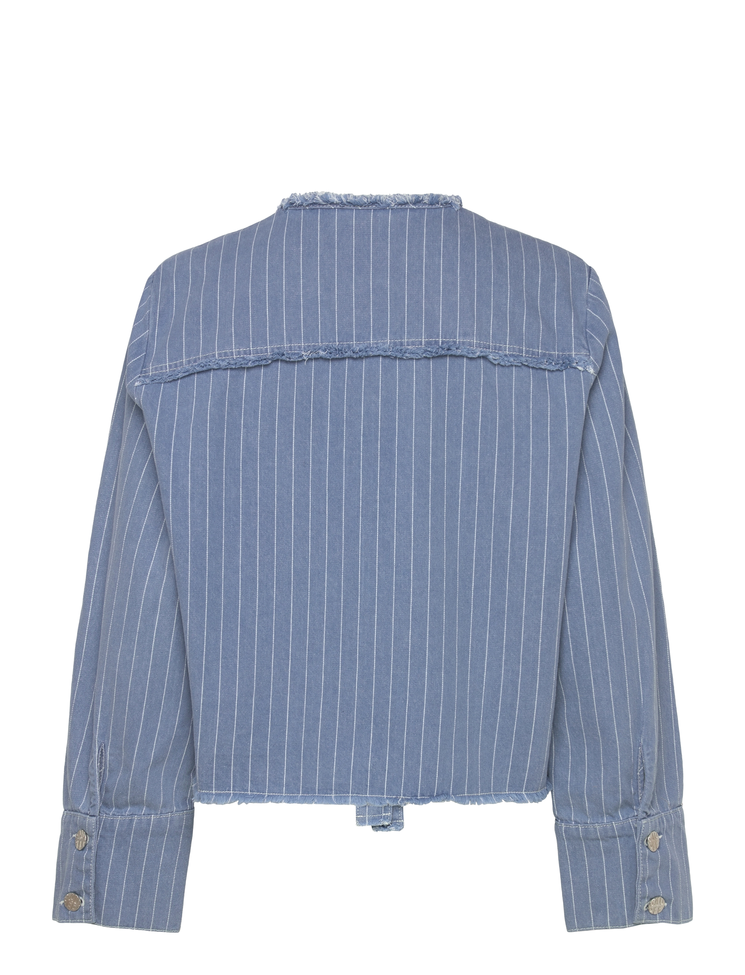 Baum und Pferdgarten - BO - denimjakker - blue pinstripe denim - 3