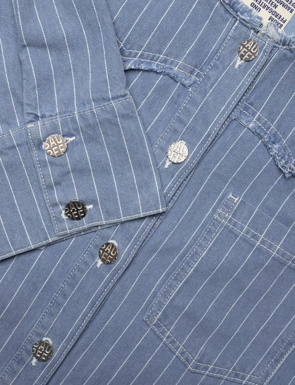 Baum und Pferdgarten - BO - denimjakker - blue pinstripe denim - 4