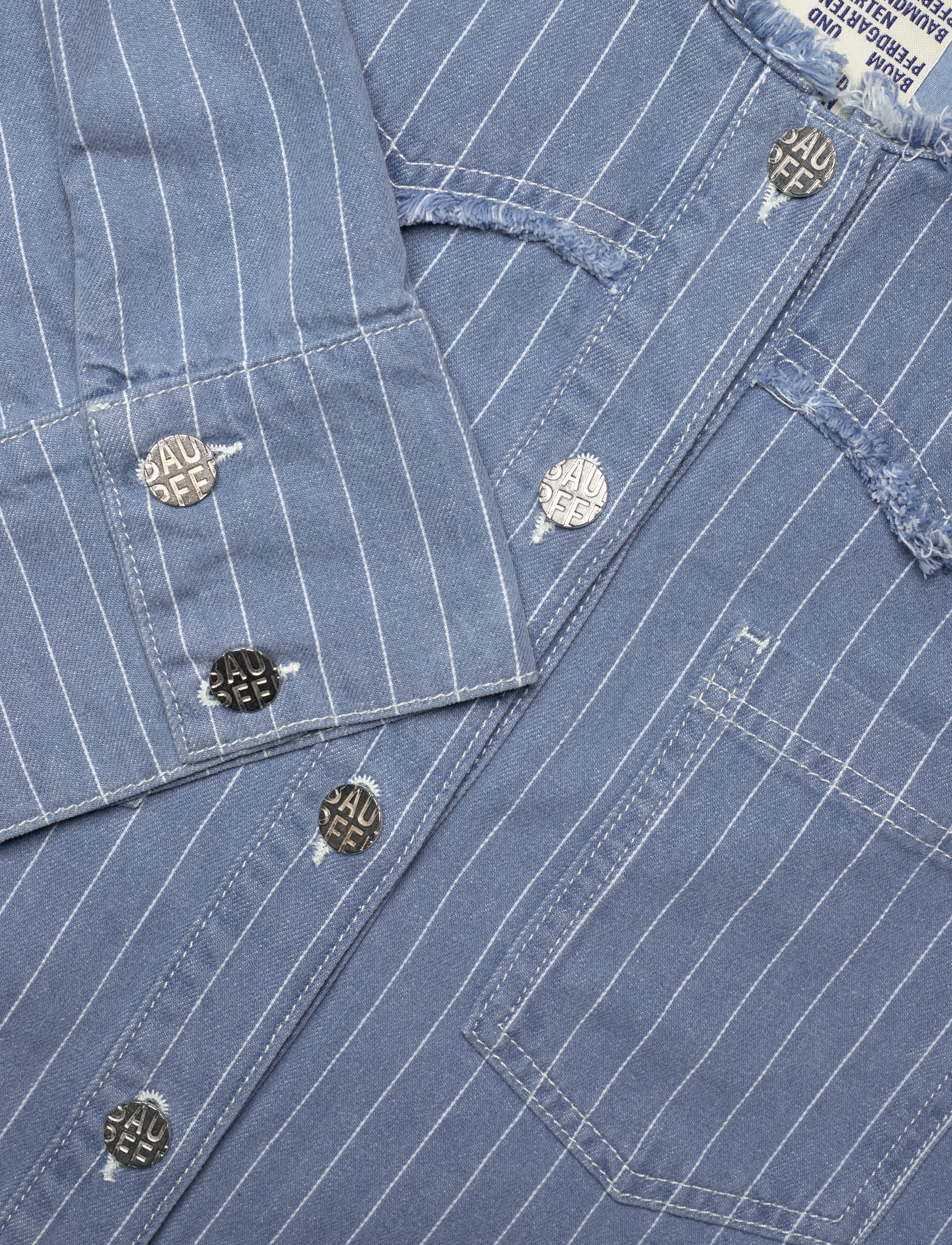 Baum und Pferdgarten - BO - denimjakker - blue pinstripe denim - 4