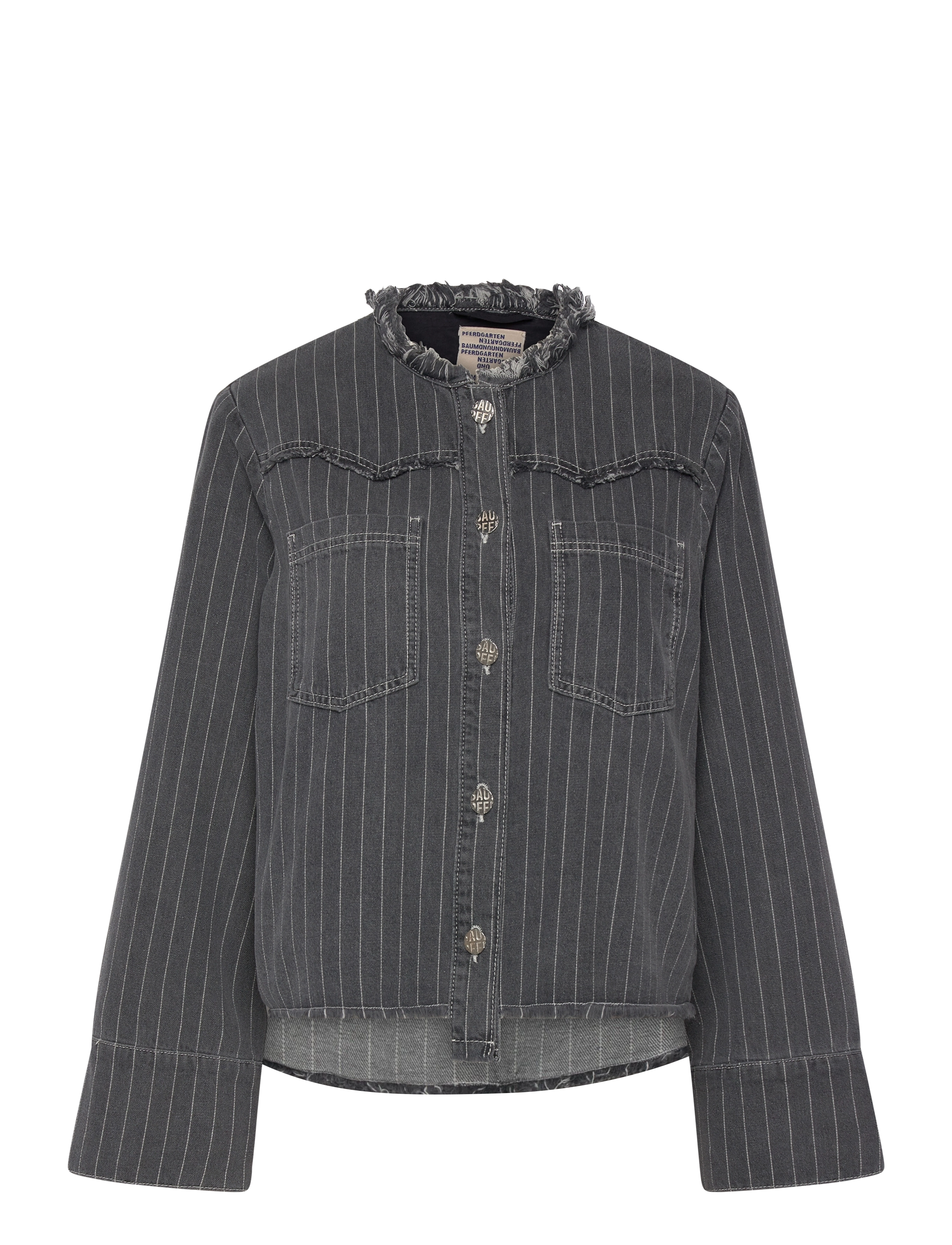 Baum und Pferdgarten BO - Kleding - GREY PINSTRIPE DENIM / grey