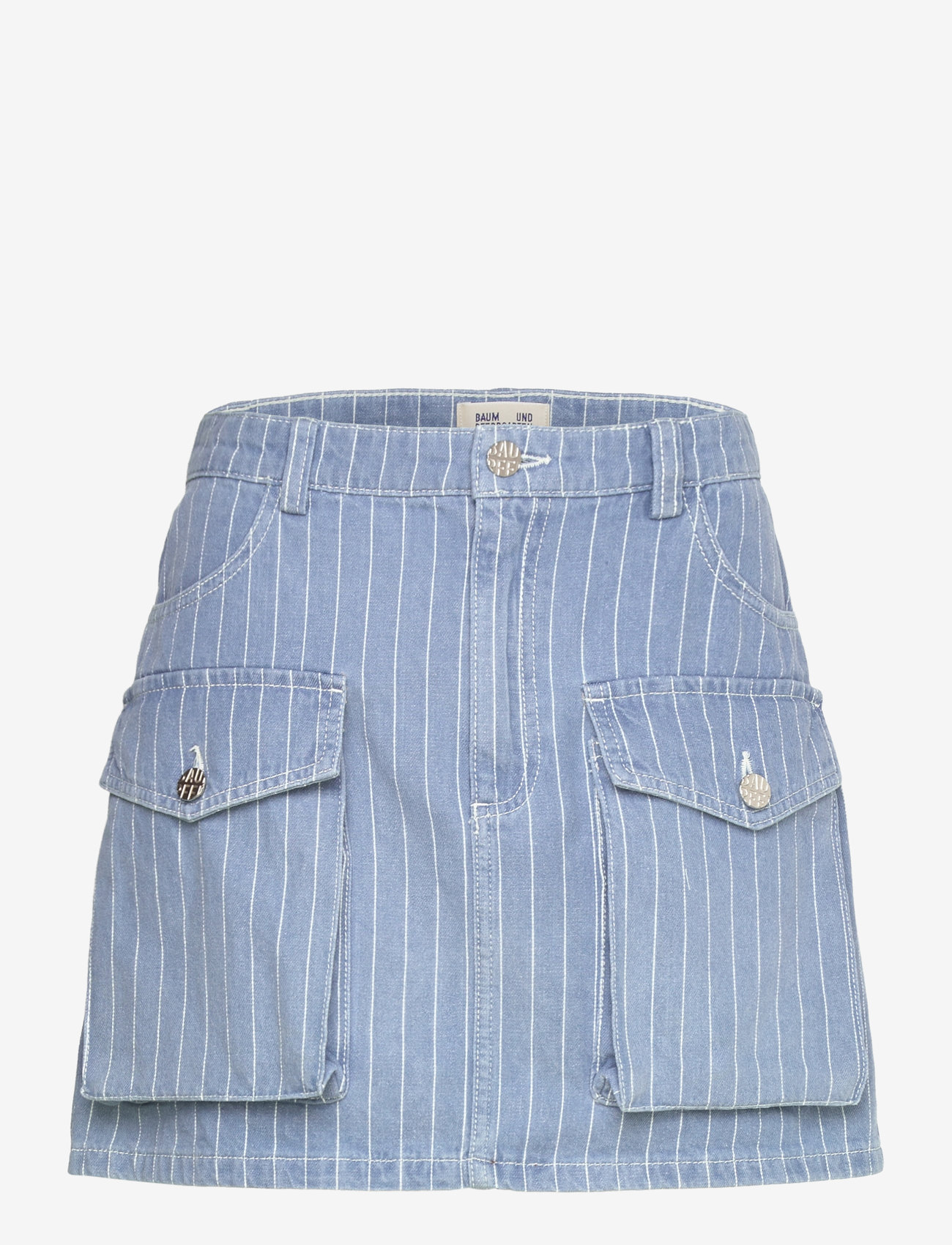 Baum und Pferdgarten - SALI - jeansröcke - blue pinstripe denim - 0