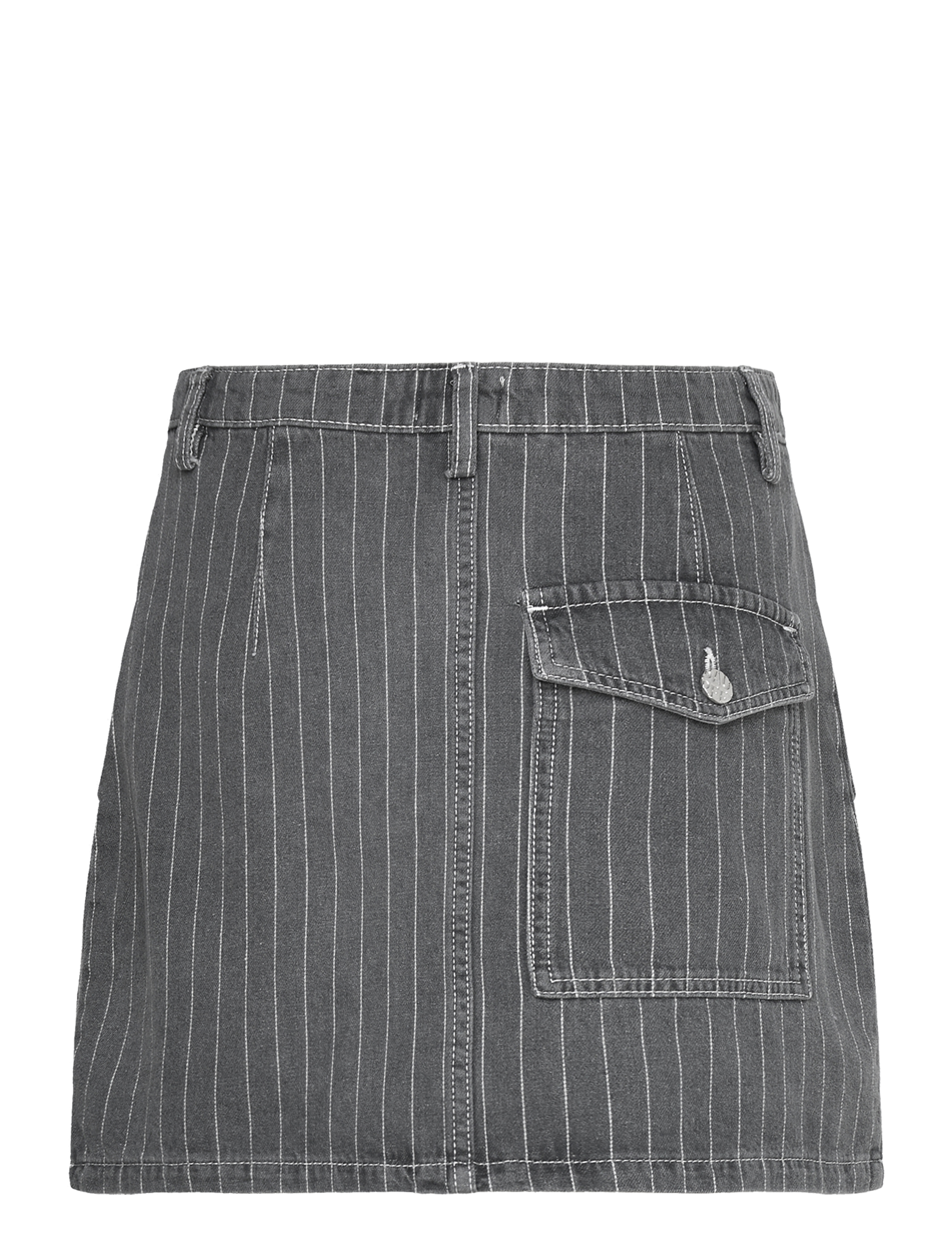 Baum und Pferdgarten - SALI - denimnederdele - grey pinstripe denim - 2