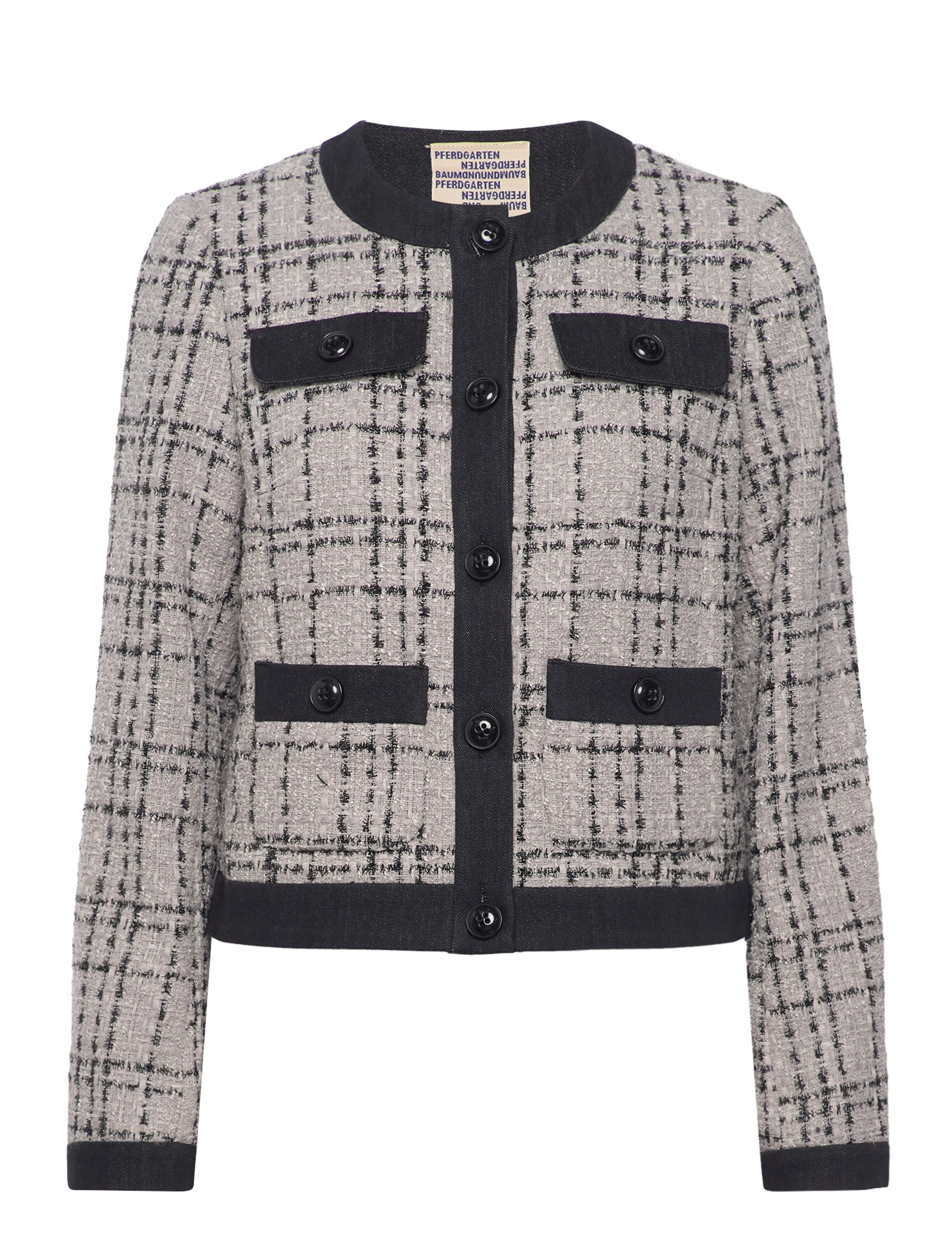 GREY BOUCLE