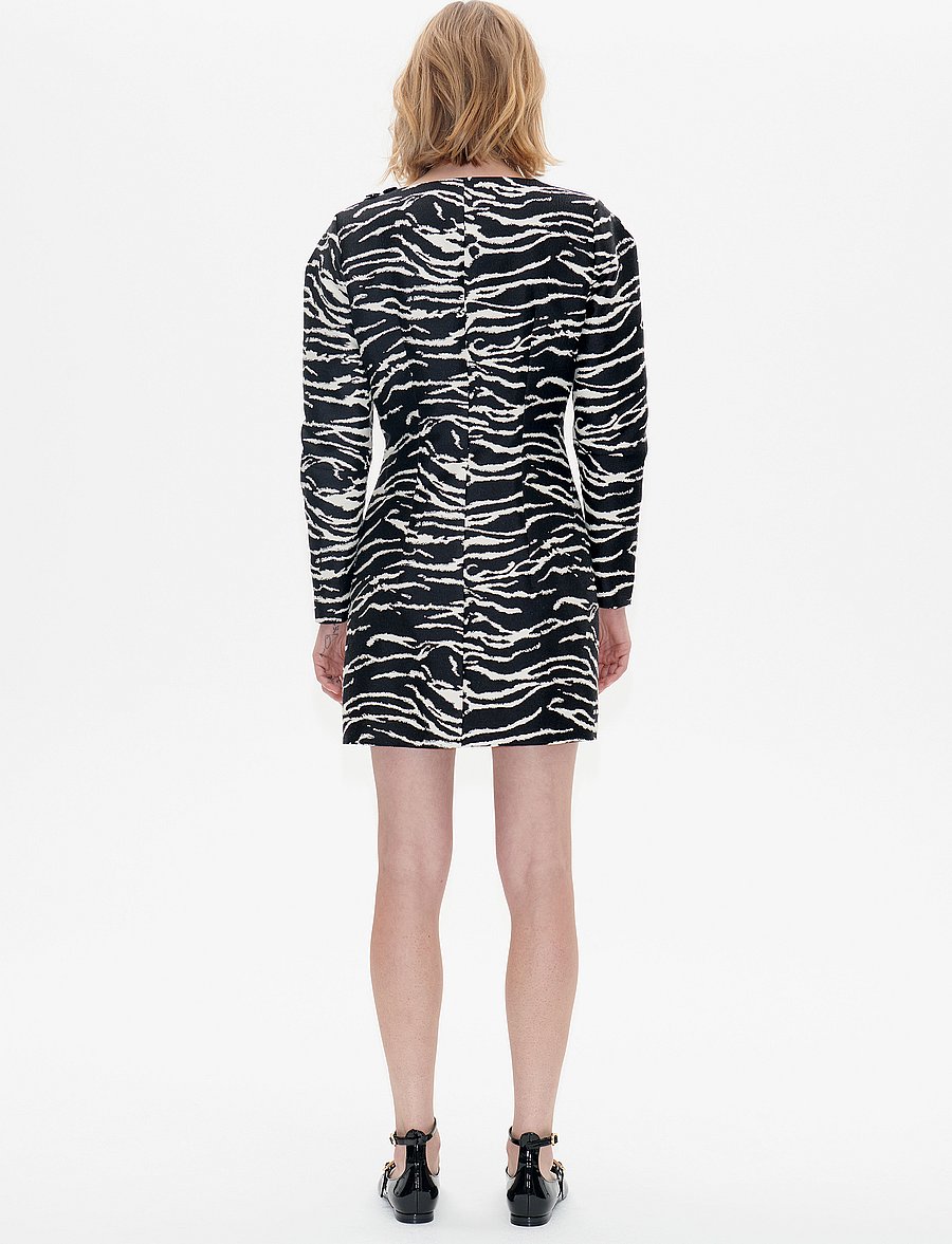 Baum und Pferdgarten - AMELIE - korte kjoler - black whisper zebra - 3