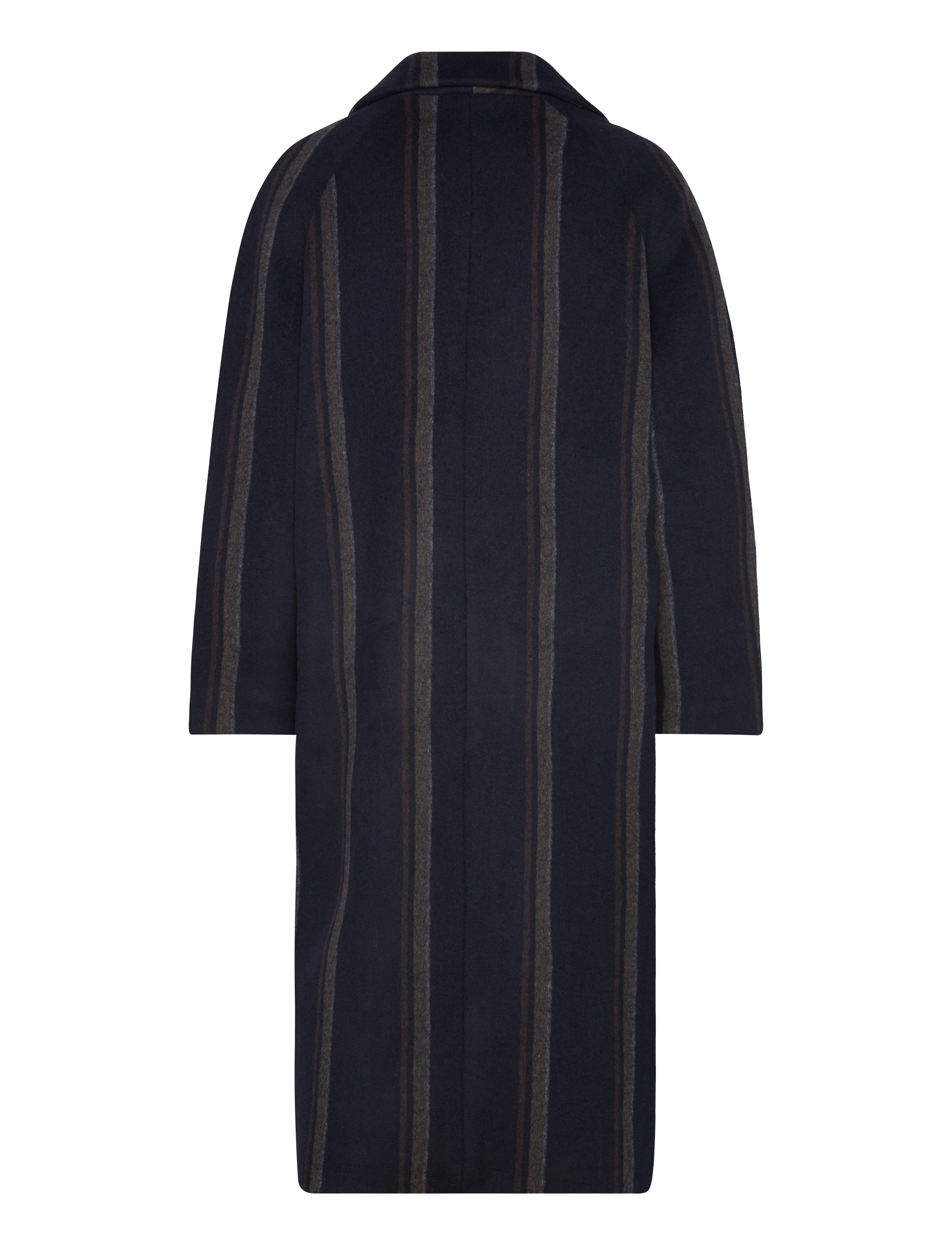 Baum und Pferdgarten - DANICA - wool coats - blue wool stripe - 2
