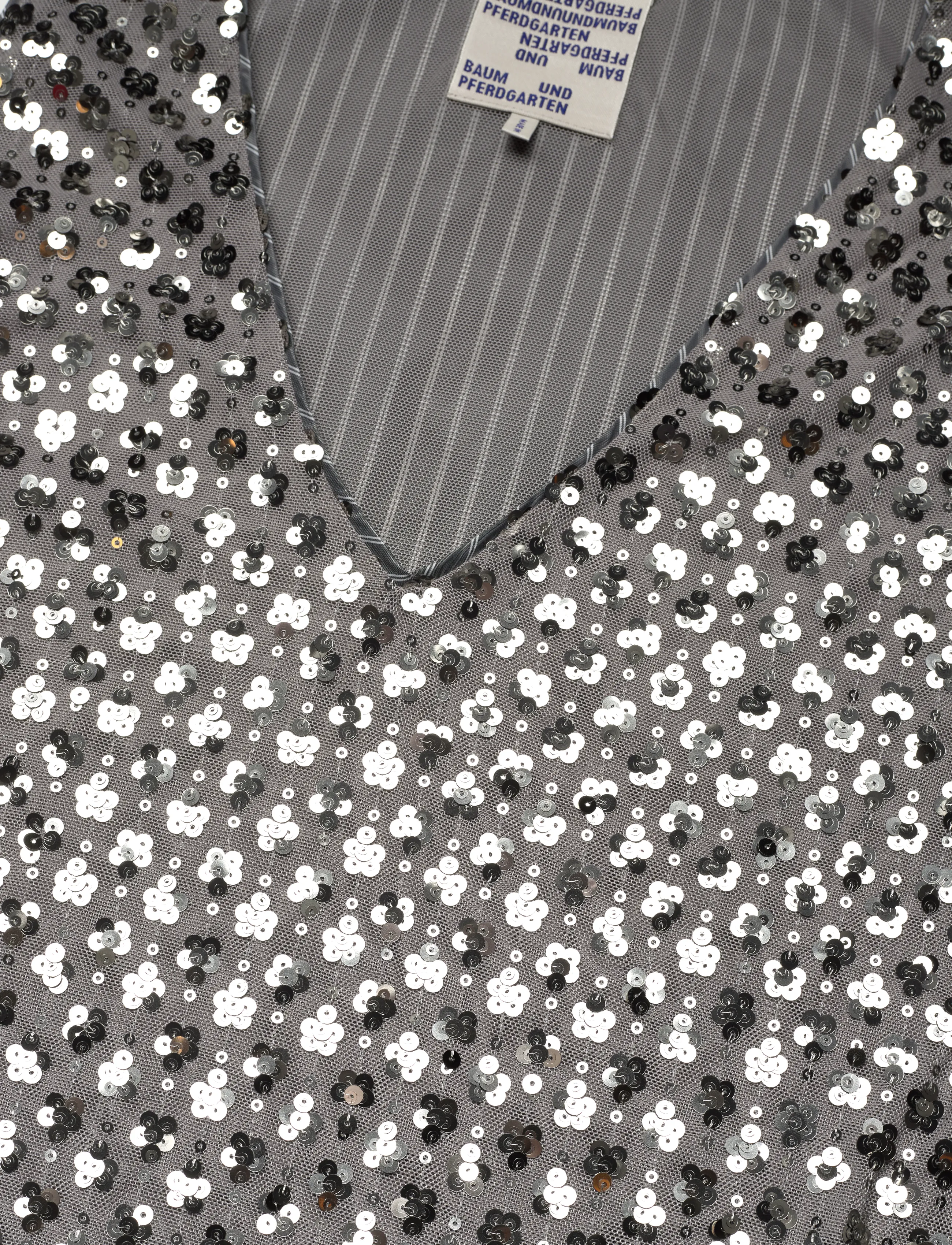 Baum und Pferdgarten - JOLIETTA - paljettklänningar - silver flower sequince - 4