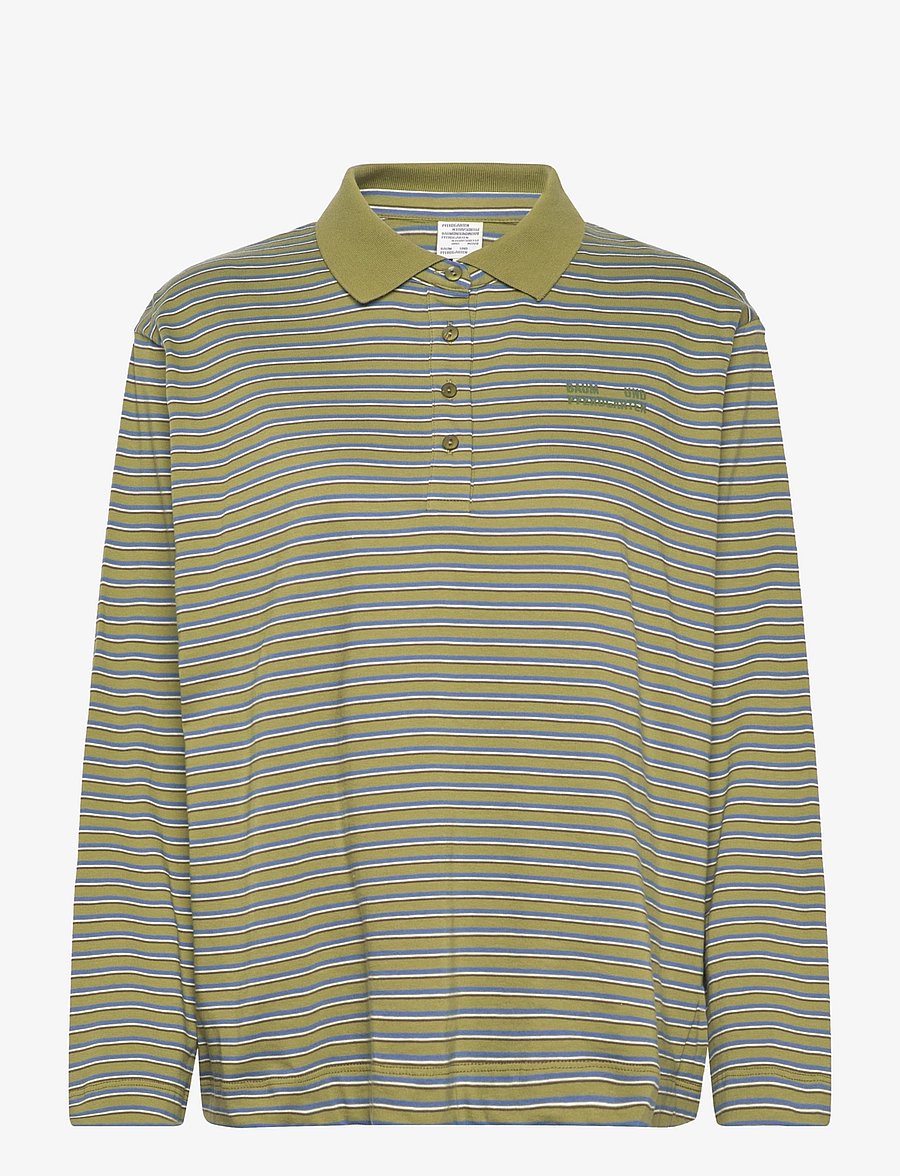 Baum und Pferdgarten - JEANNI - green polo stripe - 0