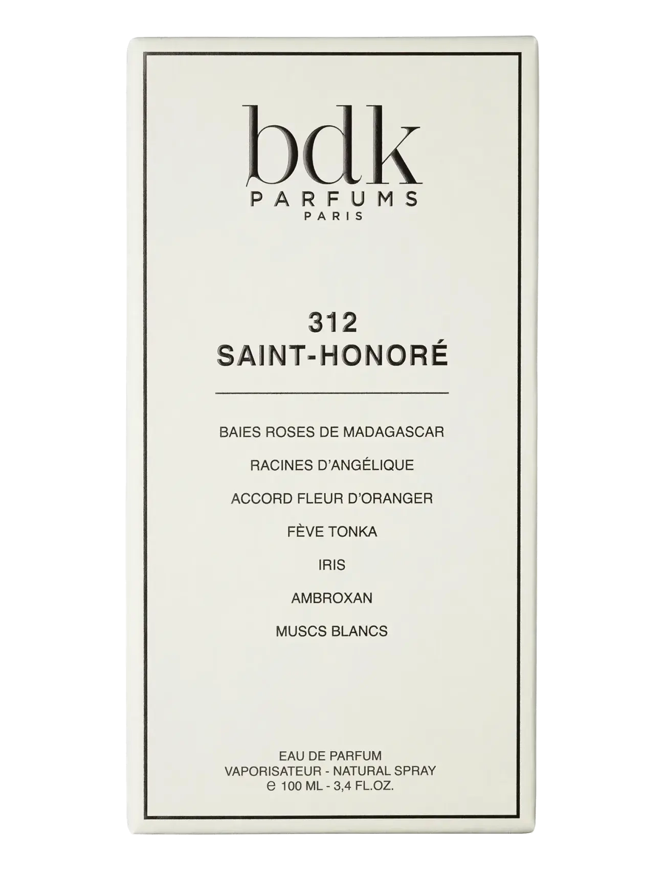 BDK Parfums - 312 Saint -Honoré - edp 100 ml - till honom  - clear - 5