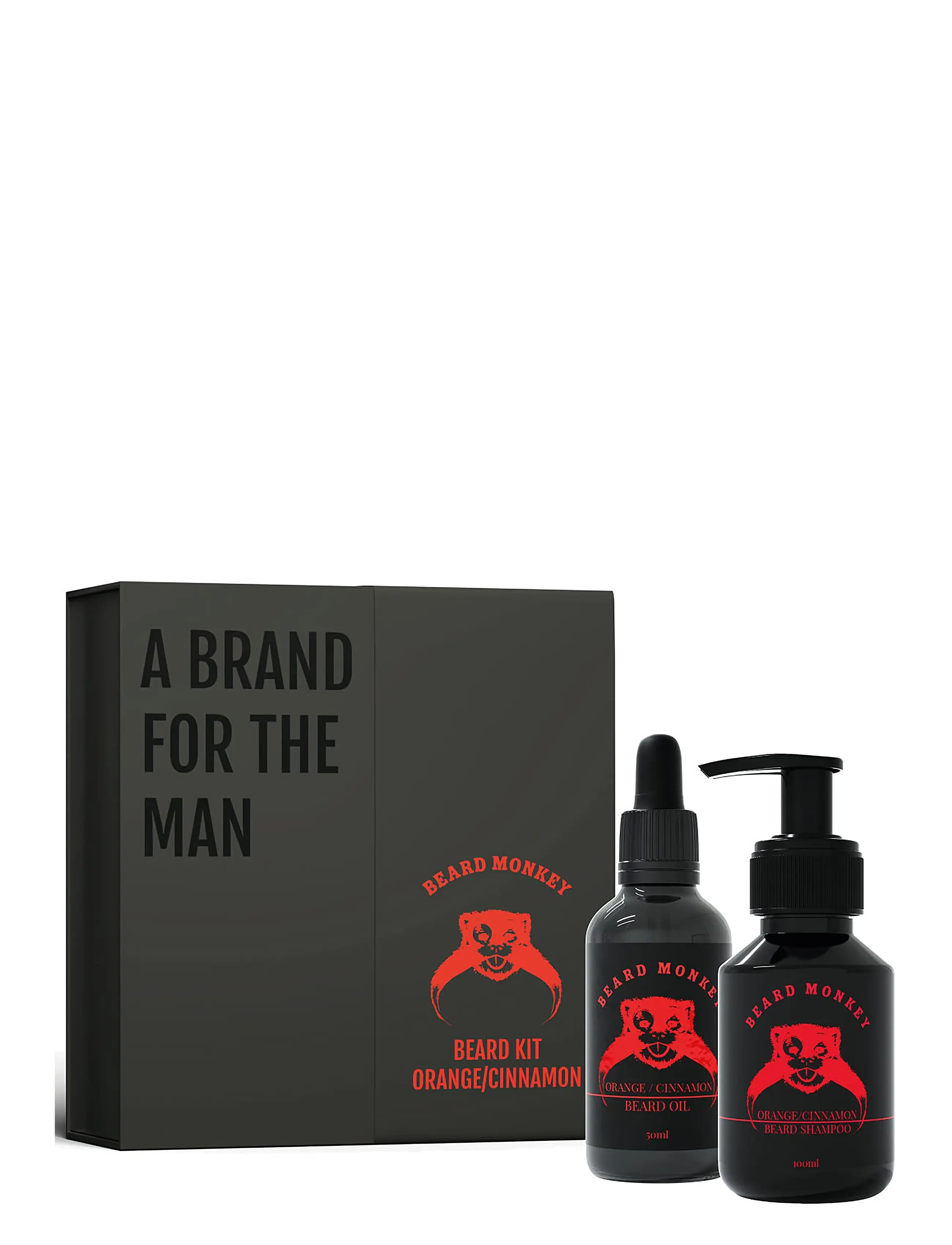 Beard Monkey Beard Kit Orange/Cinnamon, All Sæt, Nude, Str: ONE SIZE
