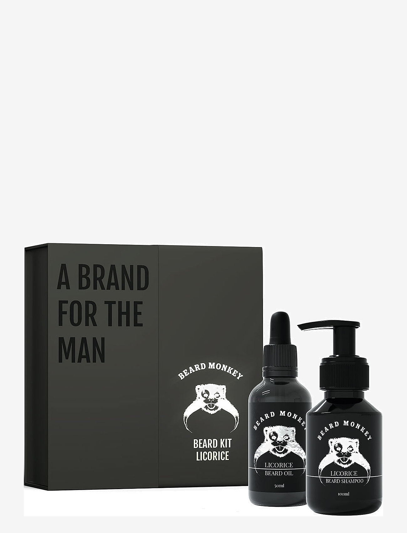 Beard Monkey - Beard Kit Licorice - för honom - no color - 0