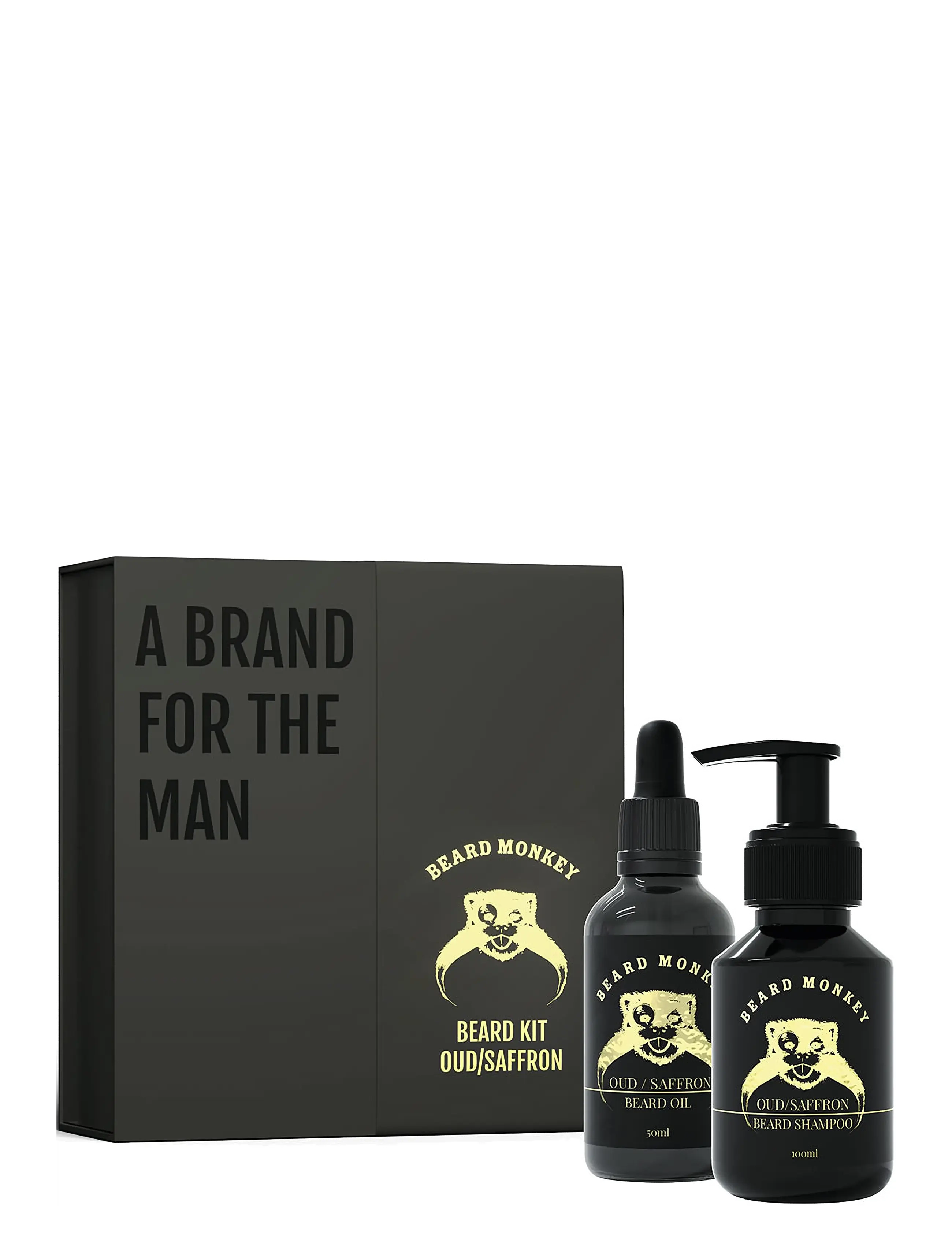 Beard Monkey Beard Kit Oud/Saffron, All Sæt, Nude, Str: ONE SIZE