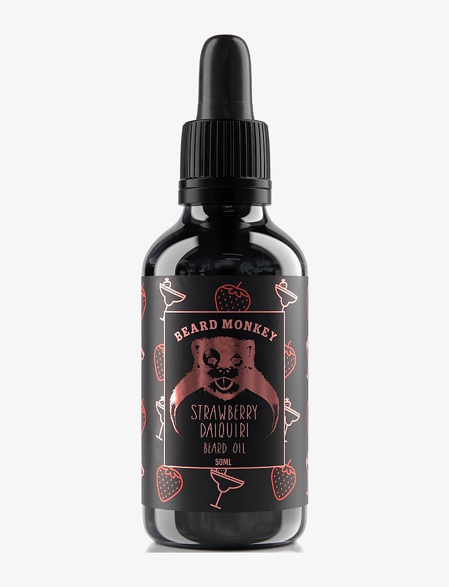 Beard Monkey - Beard Oil Strawberry Daiquiri - skægolier - no color - 0